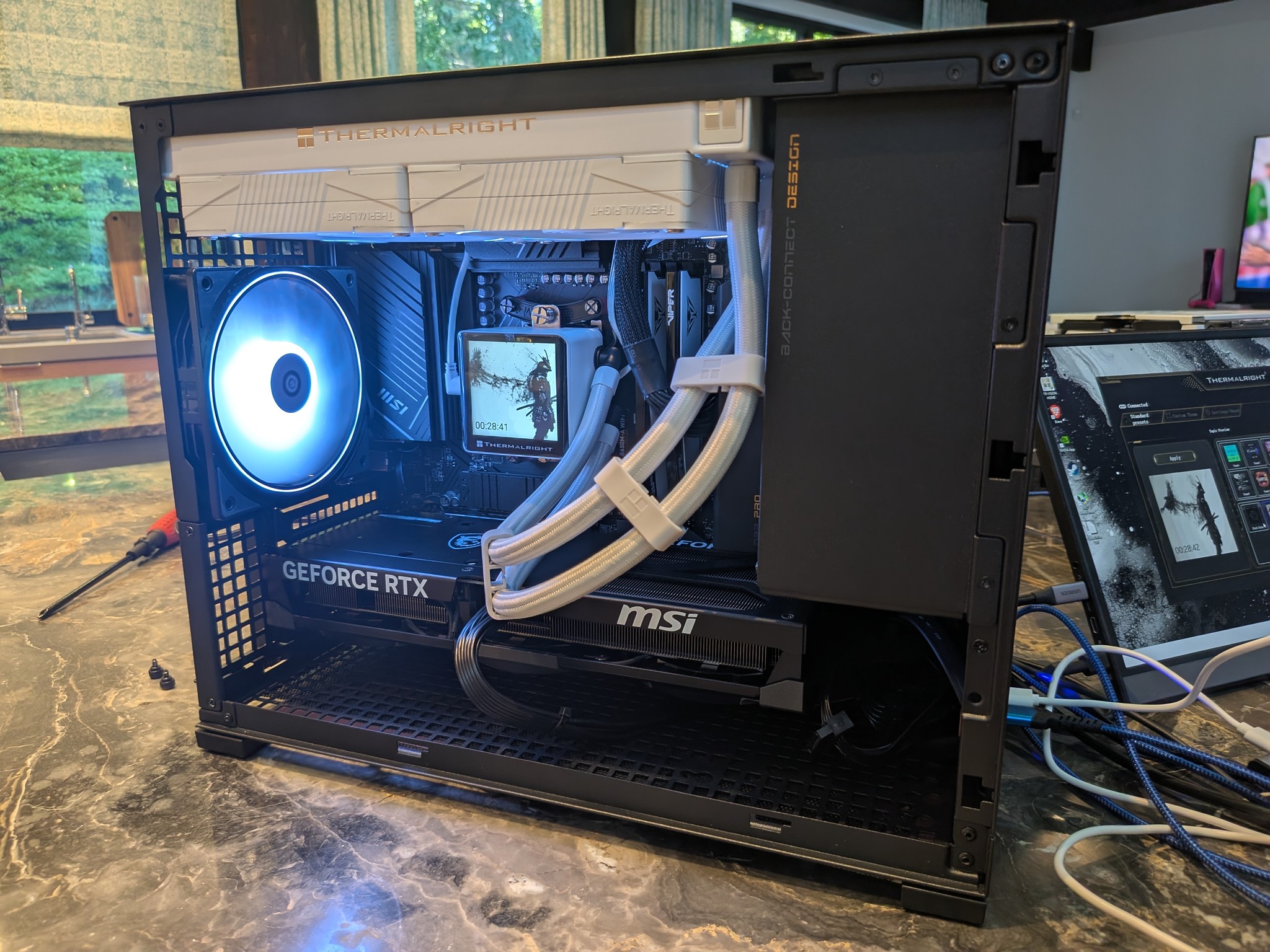 4K Tuxedo - RTX 5070 Ti, Ryzen 7 7800X3D, 32 GB DDR5, 2 TB Gen 5 NVME, Liquid Cooled, RGB