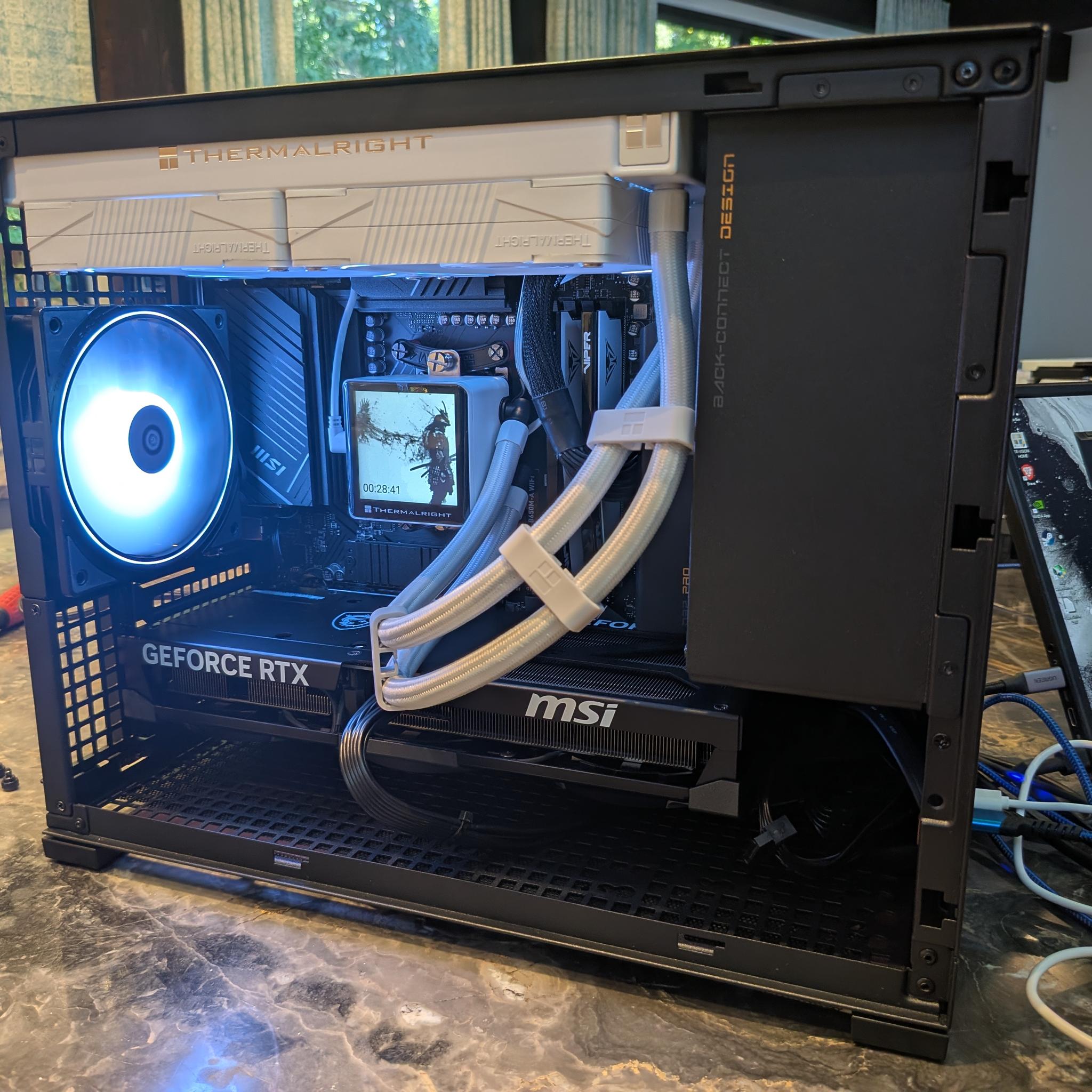 4K Tuxedo - RTX 5070 Ti, Ryzen 7 7800X3D, 32 GB DDR5, 2 TB Gen 5 NVME, Liquid Cooled, RGB