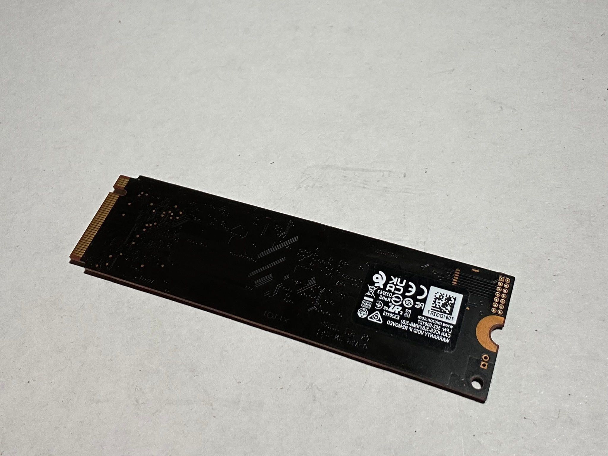 Micron 2400 Pyrite 512GB M.2 NVMe SSD – PCIe Gen4 x4