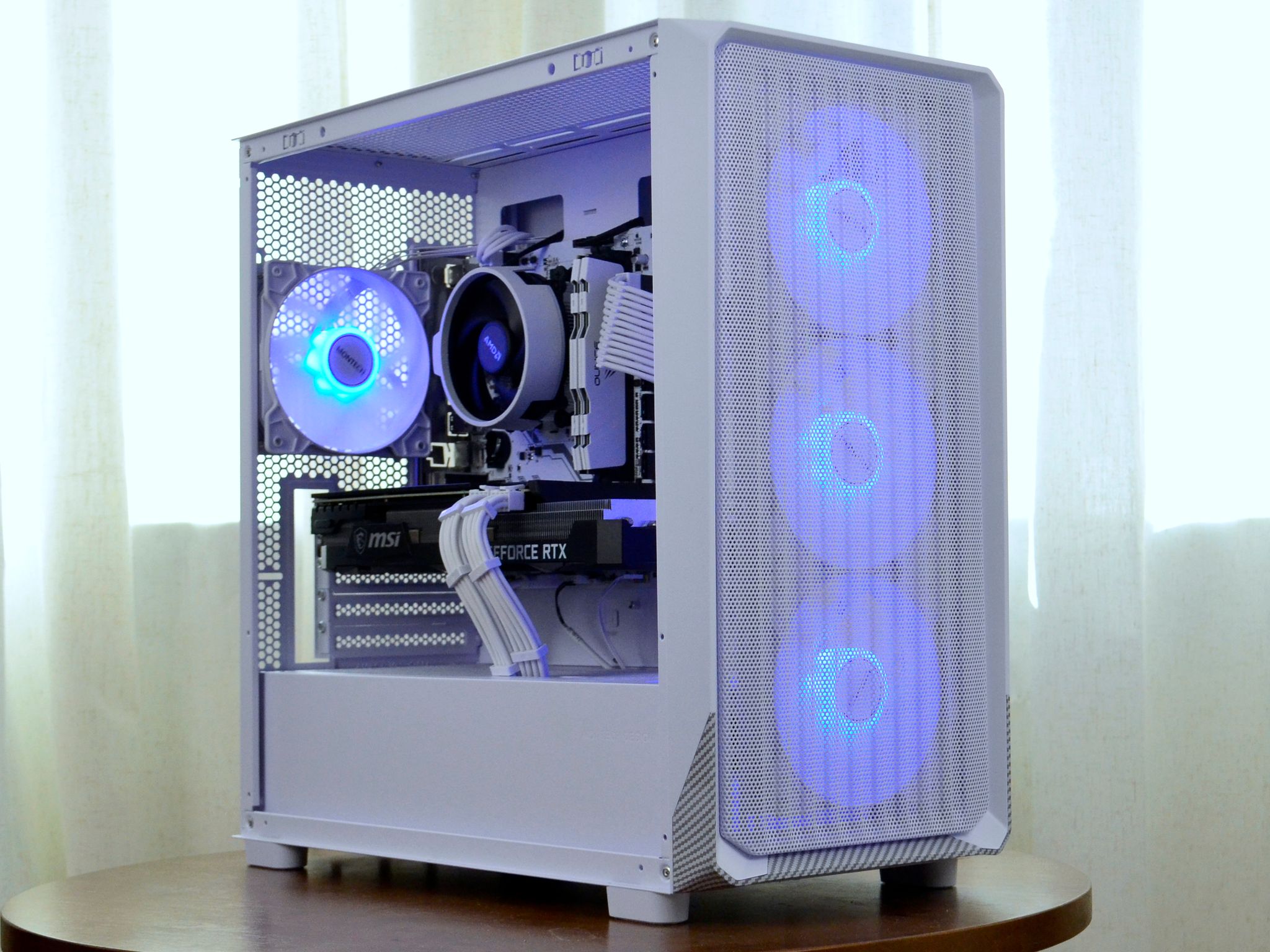 𝗺𝘆𝘀𝘁𝗶𝗰 | Ryzen 5 5500, RTX 3070, 32GB RAM | 1440p White Gaming PC