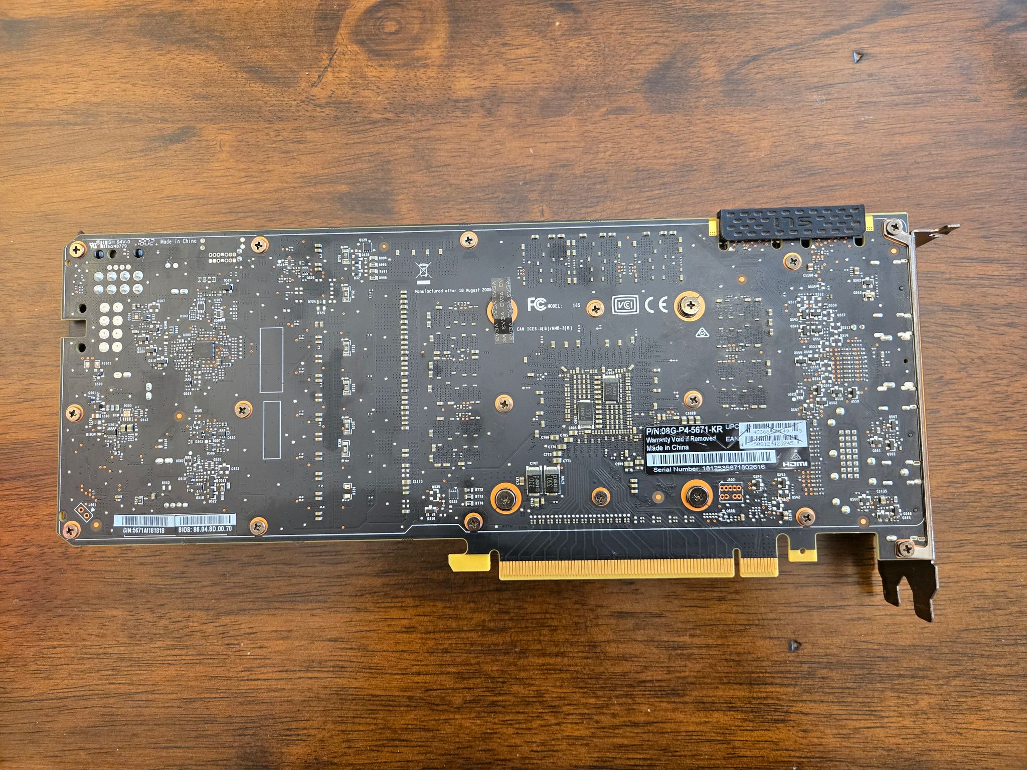 EVGA GeForce GTX 1070 Ti SC GAMING ACX 3.0 8GB GDDR5 08G-P4-5671-KR