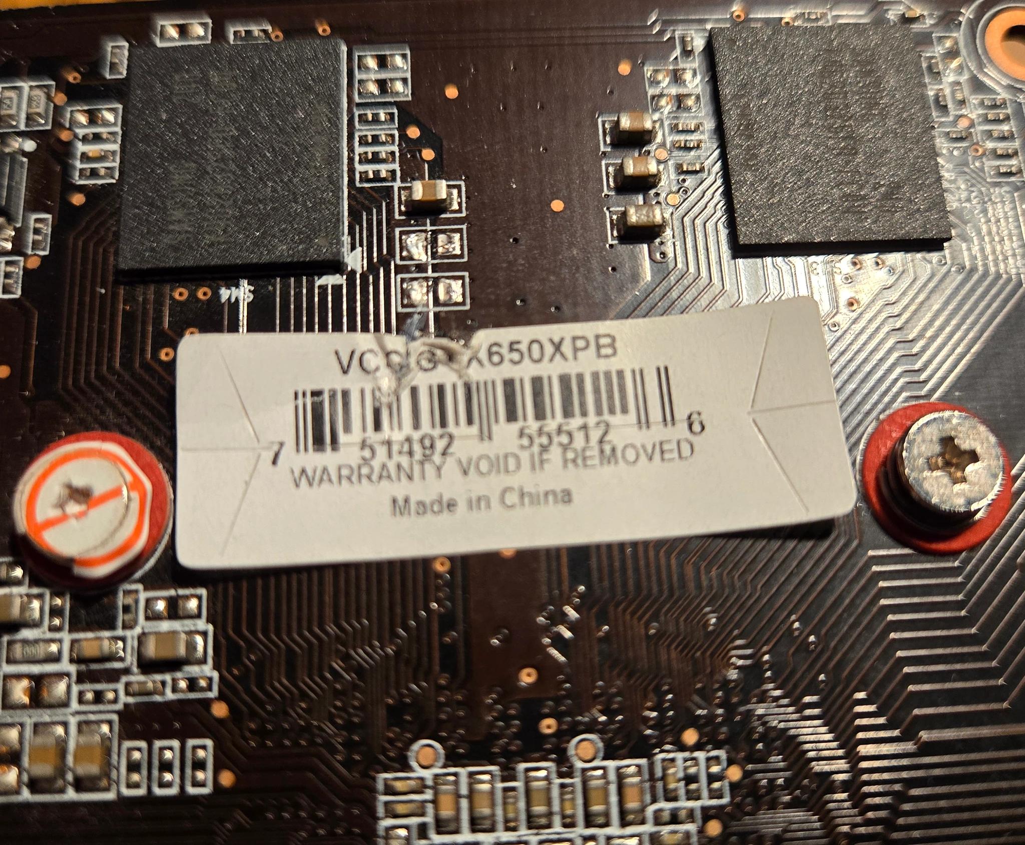 USED PNY GTX 650 2GB Graphics Card