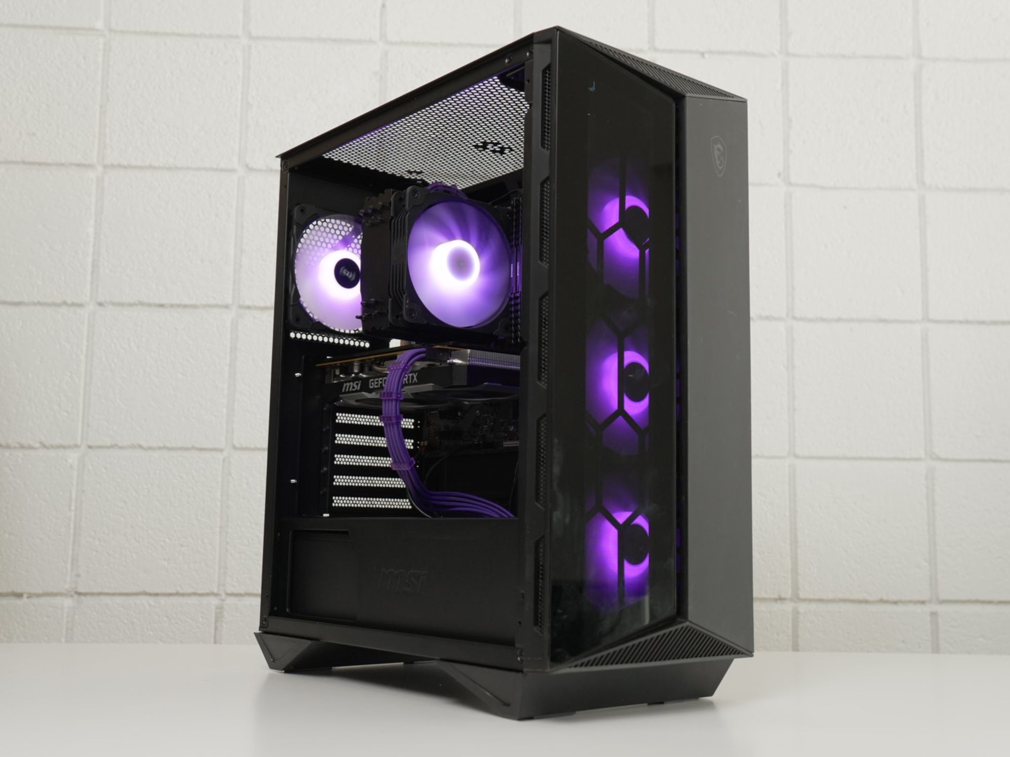 Purple Beast | RTX 2060 | INTEL i3 13100F | 32GB RAM | Windows 11 Gaming PC