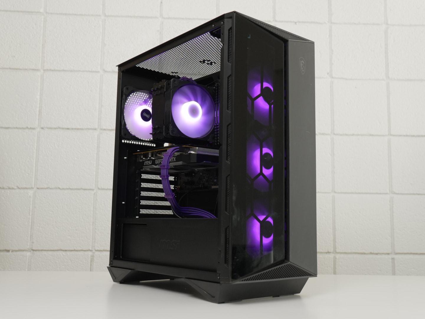 Purple Beast | RTX 2060 | INTEL i3 13100F | 32GB RAM | Windows 11 Gaming PC