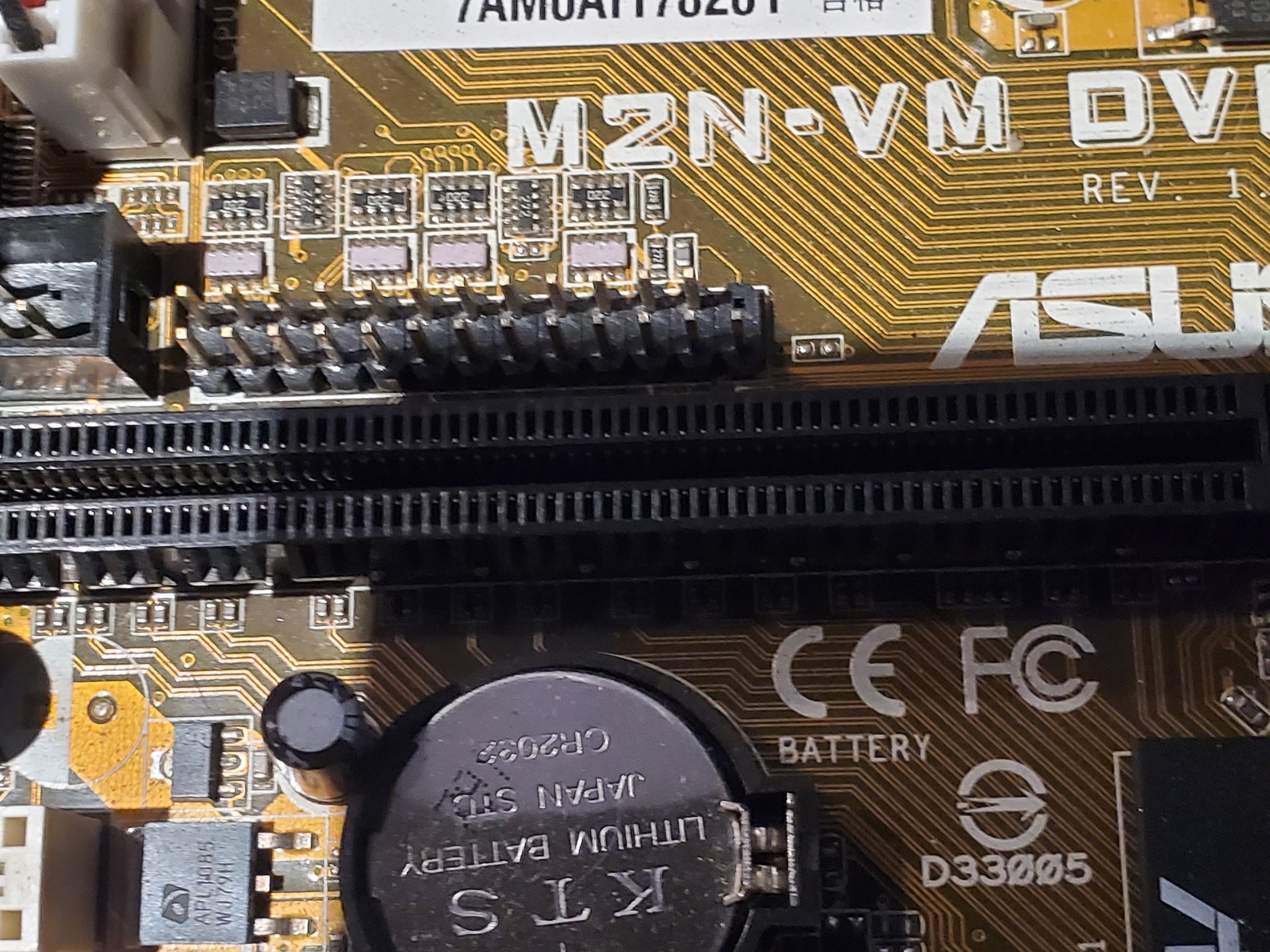 Asus M2N-VM DVI Motherboard | AMD Athlon x2 6000+ | 4GB Ram | Heatsink | I/O Shield |