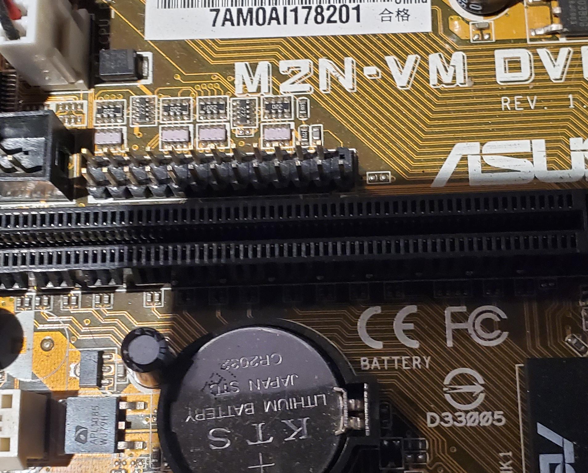 Asus M2N-VM DVI Motherboard | AMD Athlon x2 6000+ | 4GB Ram | Heatsink | I/O Shield |