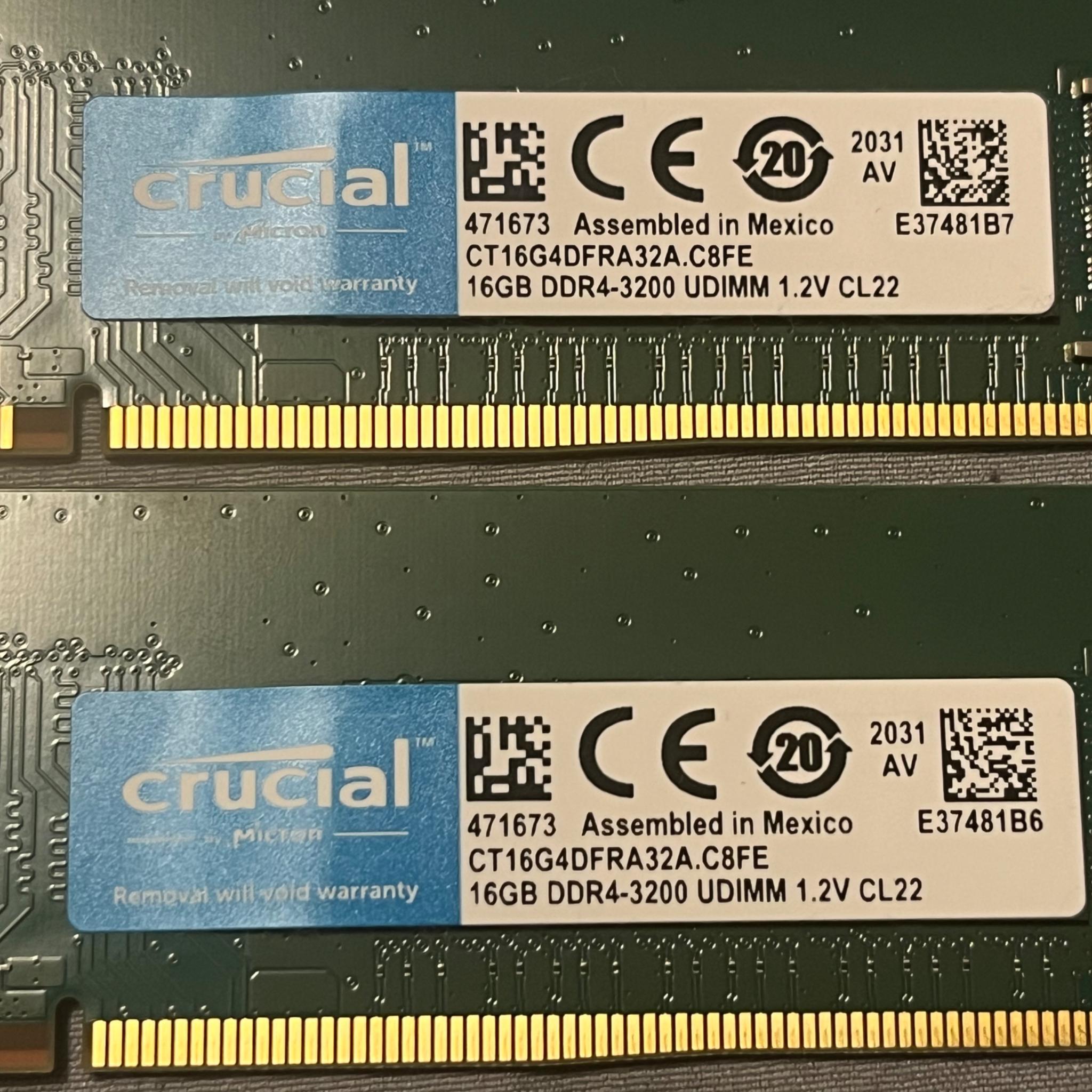 Crucial 32GB DDR4 RAM