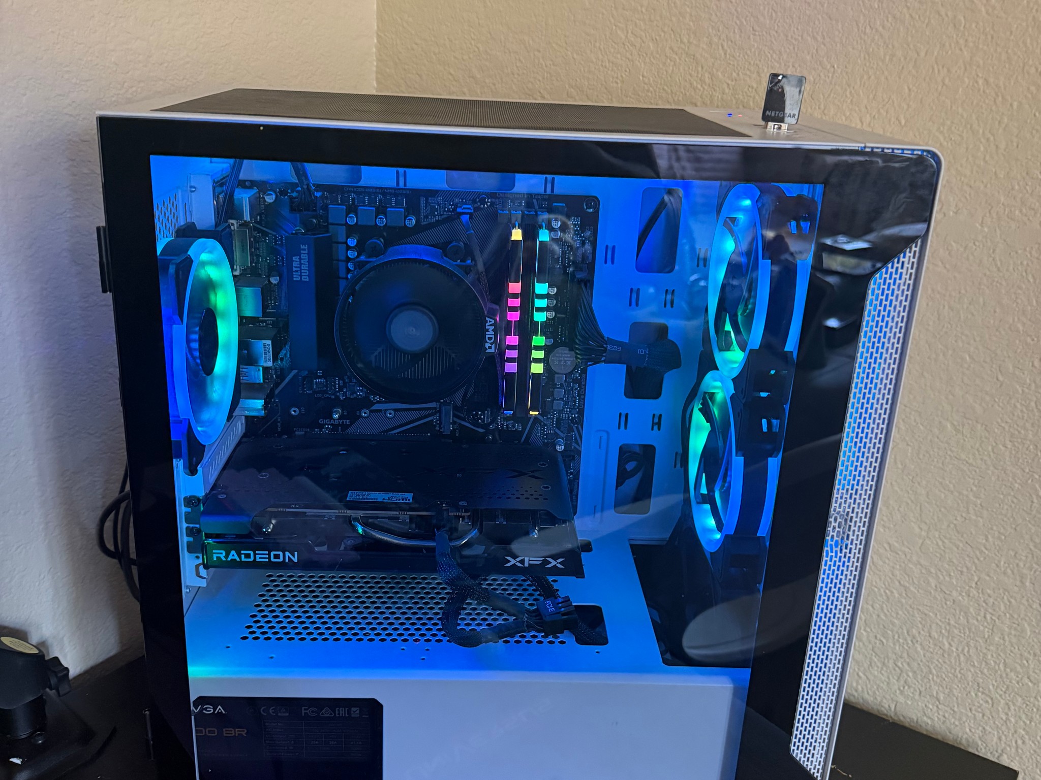 Radeon RX 6500 XT Custom Gaming PC - Ryzen 5 4500, 16GB RAM, 512GB SSD