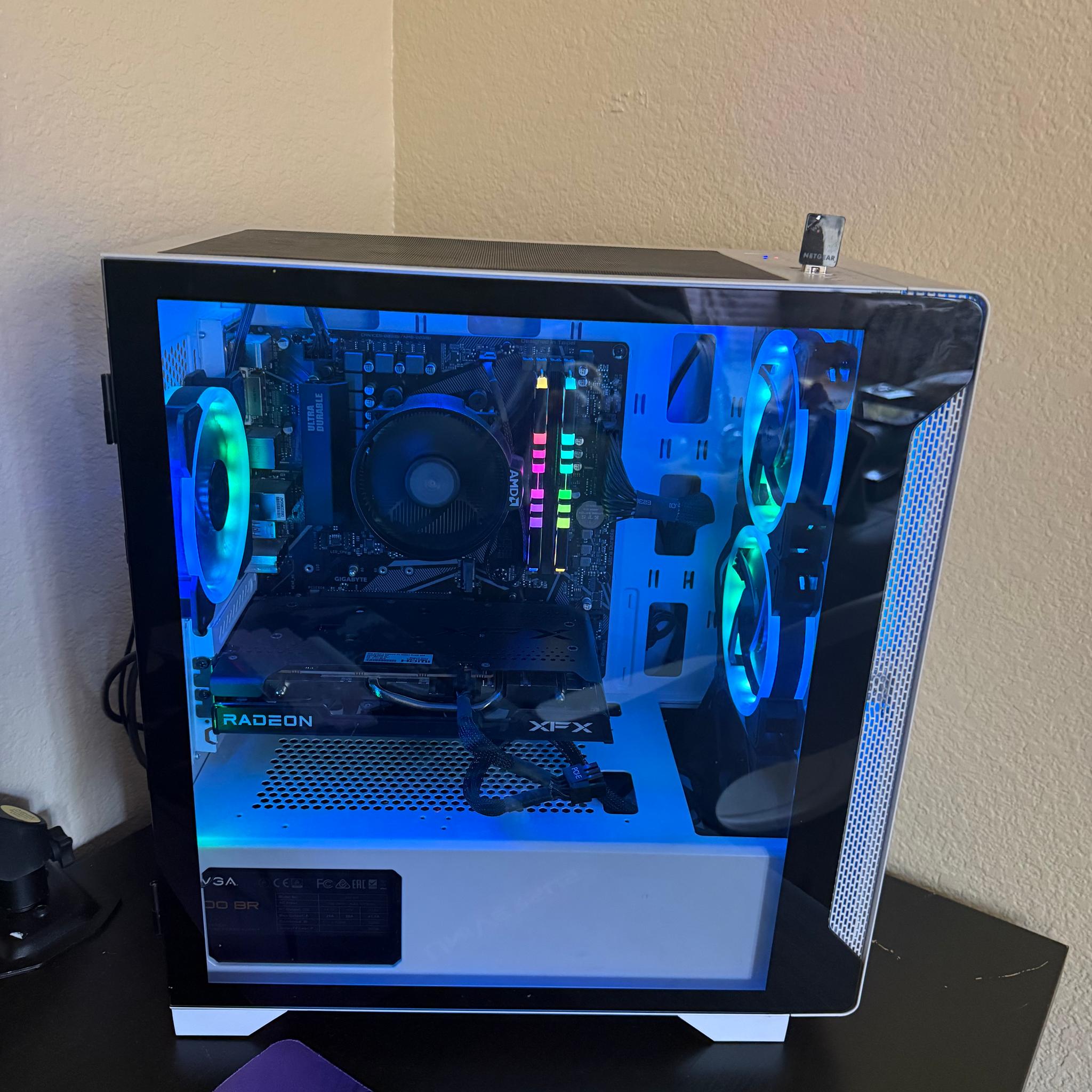 Radeon RX 6500 XT Custom Gaming PC - Ryzen 5 4500, 16GB RAM, 512GB SSD