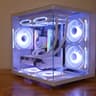 Custom All White Gaming PC | RX 580 8GB | Xeon 12-Core | 32GB RAM | 1TB NVMe SSD | RGB