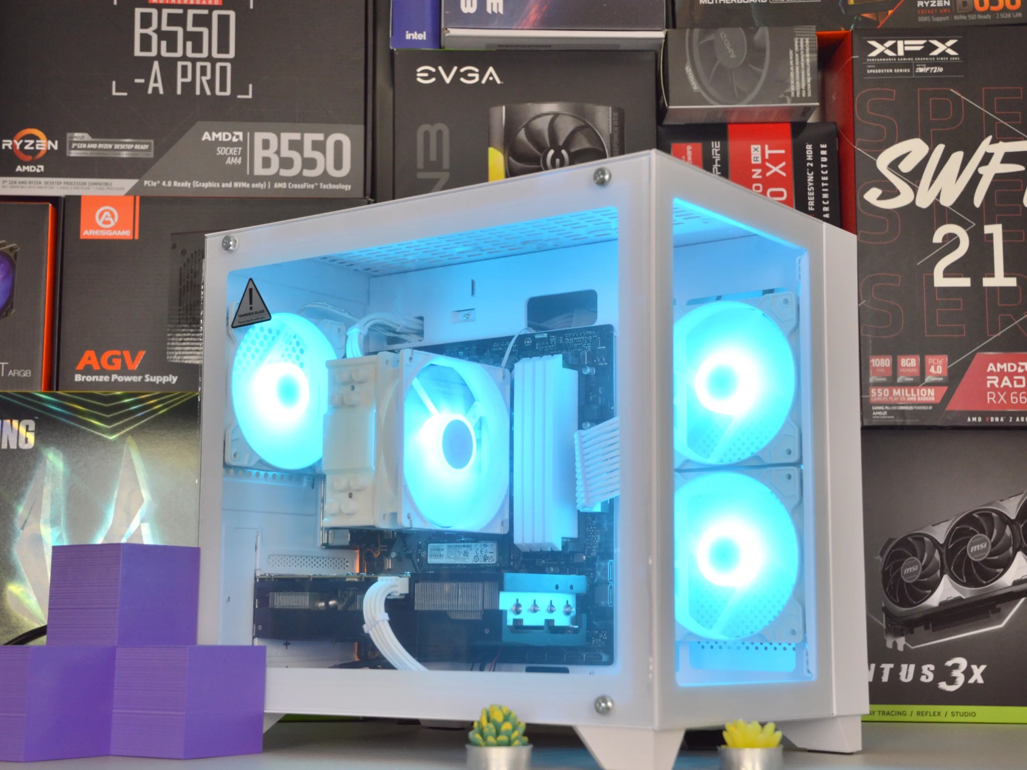 ❄️❄️| RTX 3060 Ti 8GB | RYZEN 5 5600 | 32GB DDR4 RAM | 1TB NVME SSD | The Snowflake |