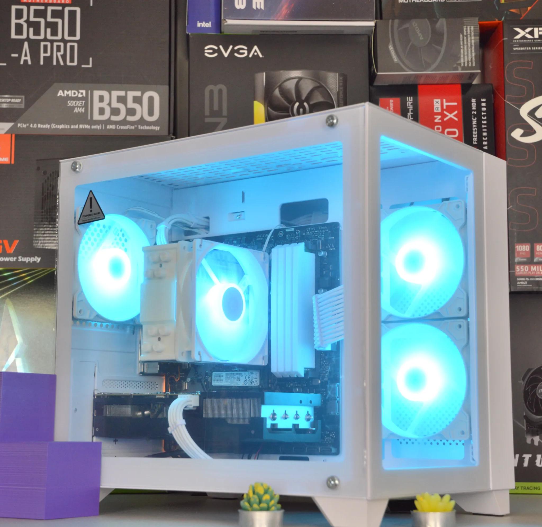 ❄️❄️| RTX 3060 Ti 8GB | RYZEN 5 5600 | 32GB DDR4 RAM | 1TB NVME SSD | The Snowflake |