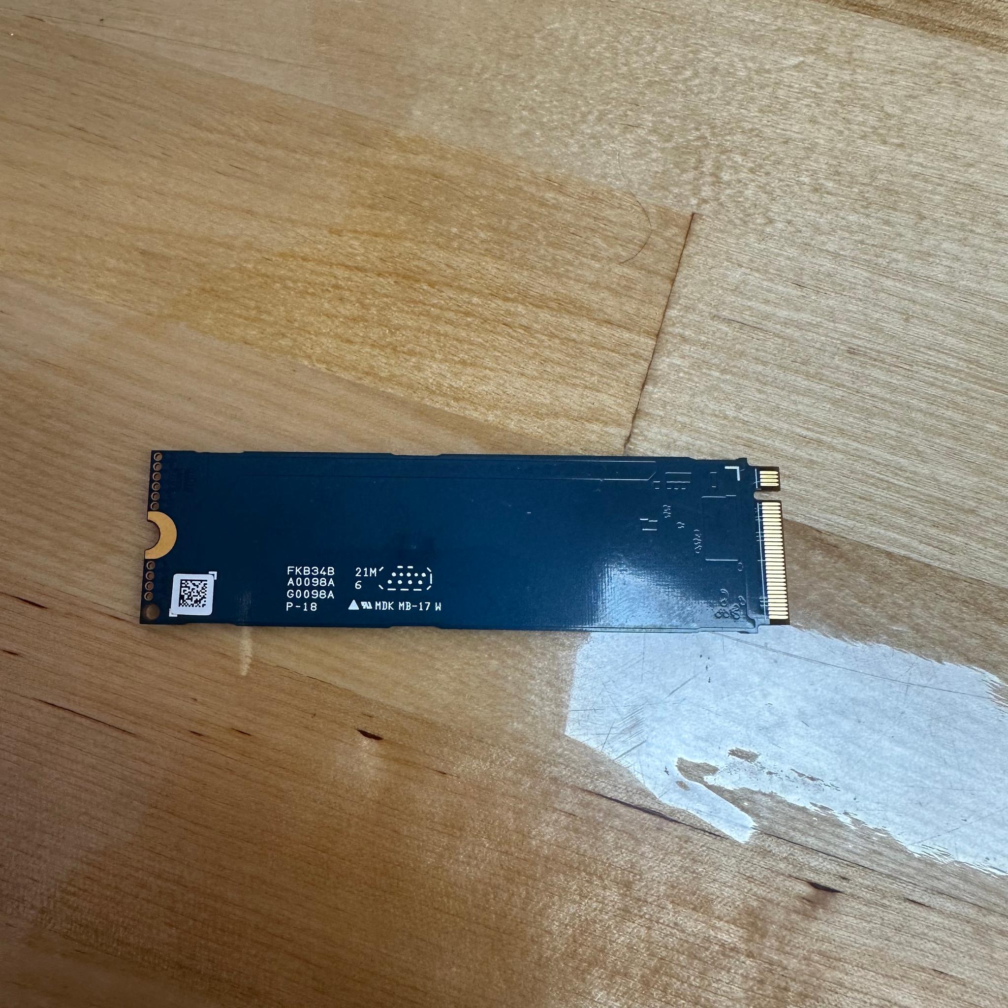 Kioxia 256gb gen 4 nvme m.2