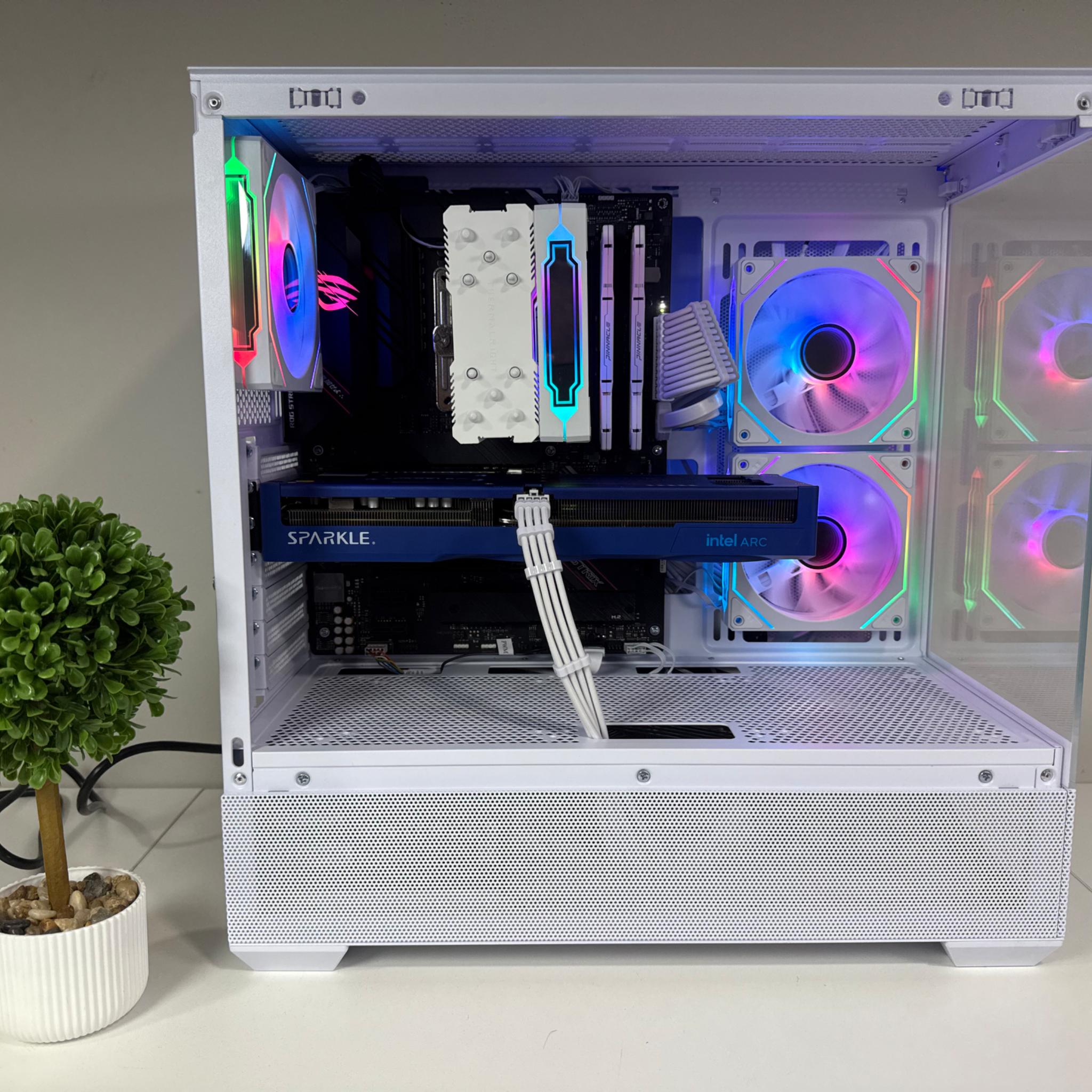 Intel B580 | Ryzen 7 5700 X | 32GB DDR4 | 1TB SSD | 650W Gold PSU | ARGB Fans | Windows 11 PRO
