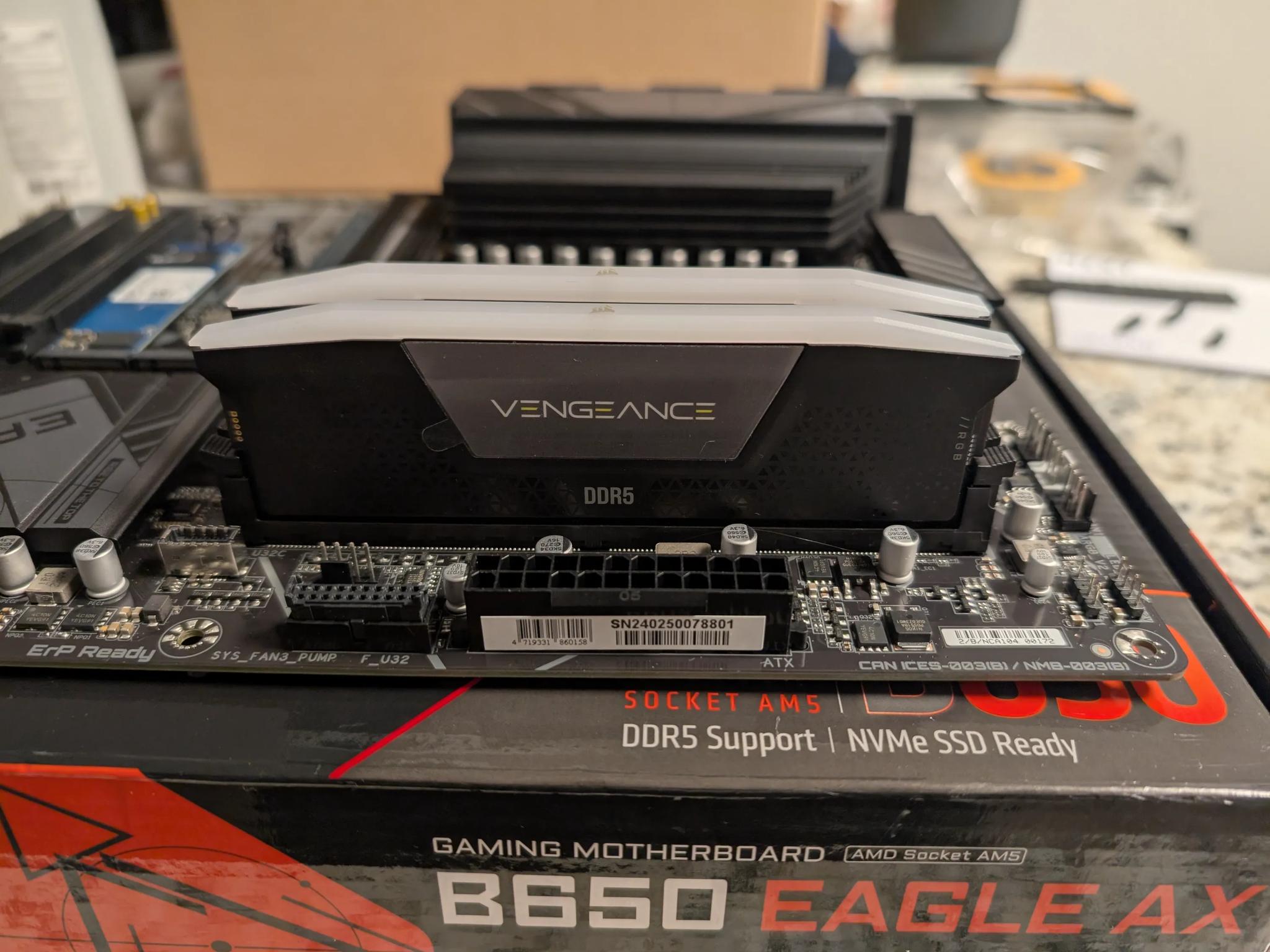 Ryzen 5 7600X | Gigabyte Eagle AX B650 | 64GB DDR5 RAM| 3TB SSD