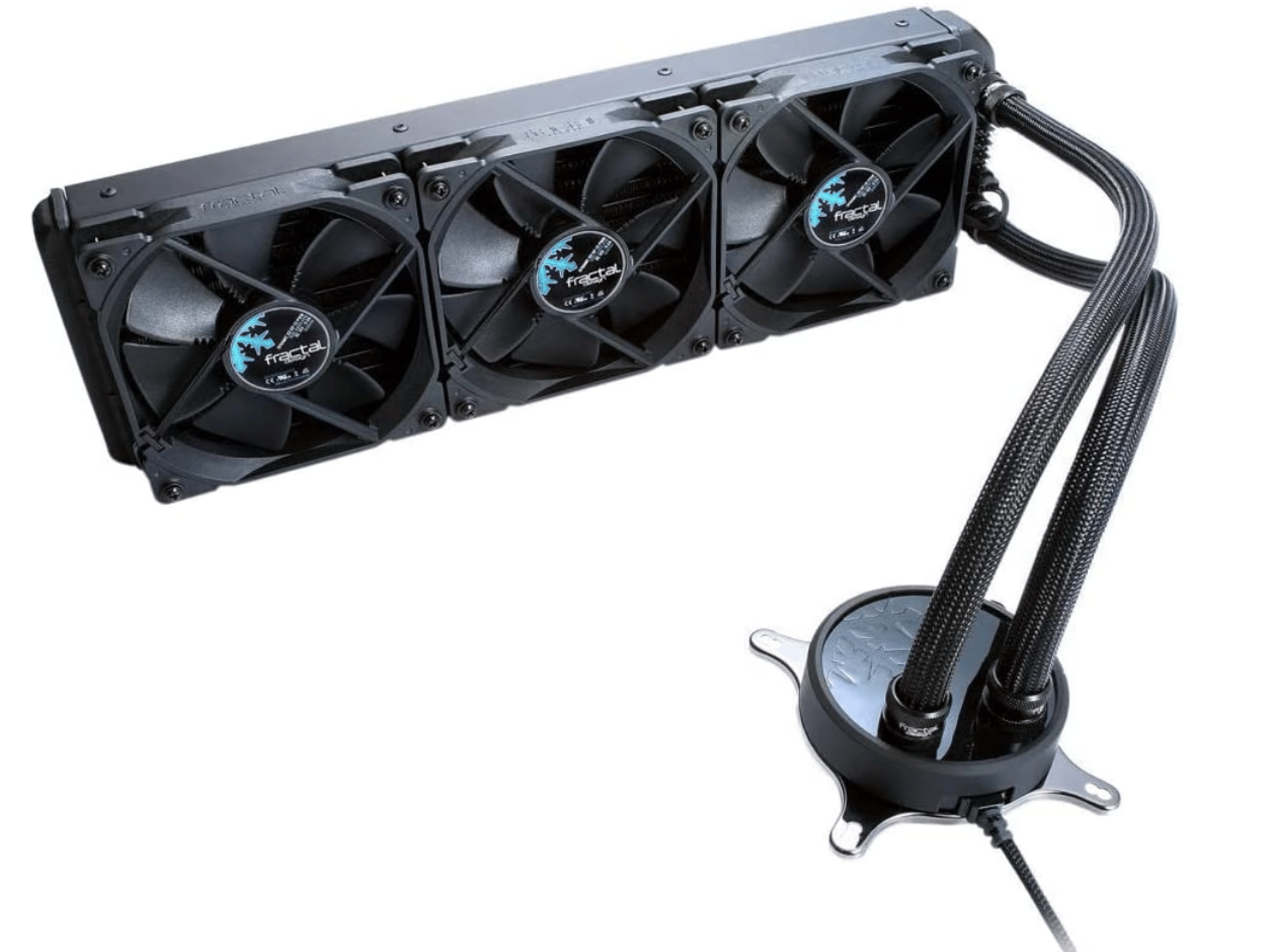 NEW Fractal Design Celsius S36 Blackout 360mm High Performance, Slim All-in-One CPU Liquid Cooler 