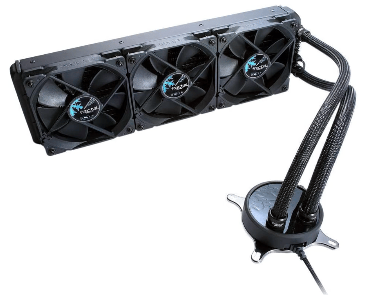 NEW Fractal Design Celsius S36 Blackout 360mm High Performance, Slim All-in-One CPU Liquid Cooler 