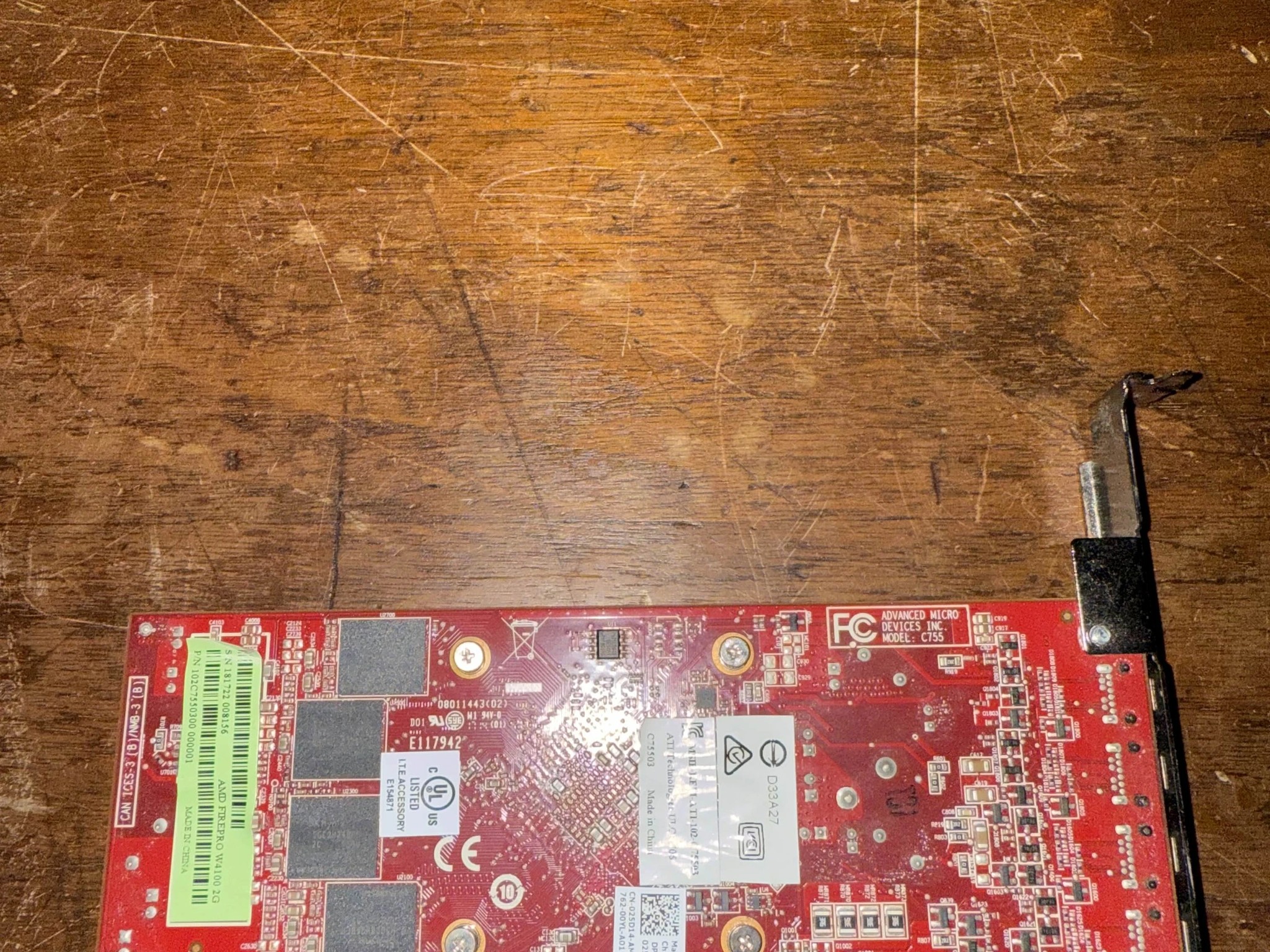 AMD FirePro W4100 Workstation GPU