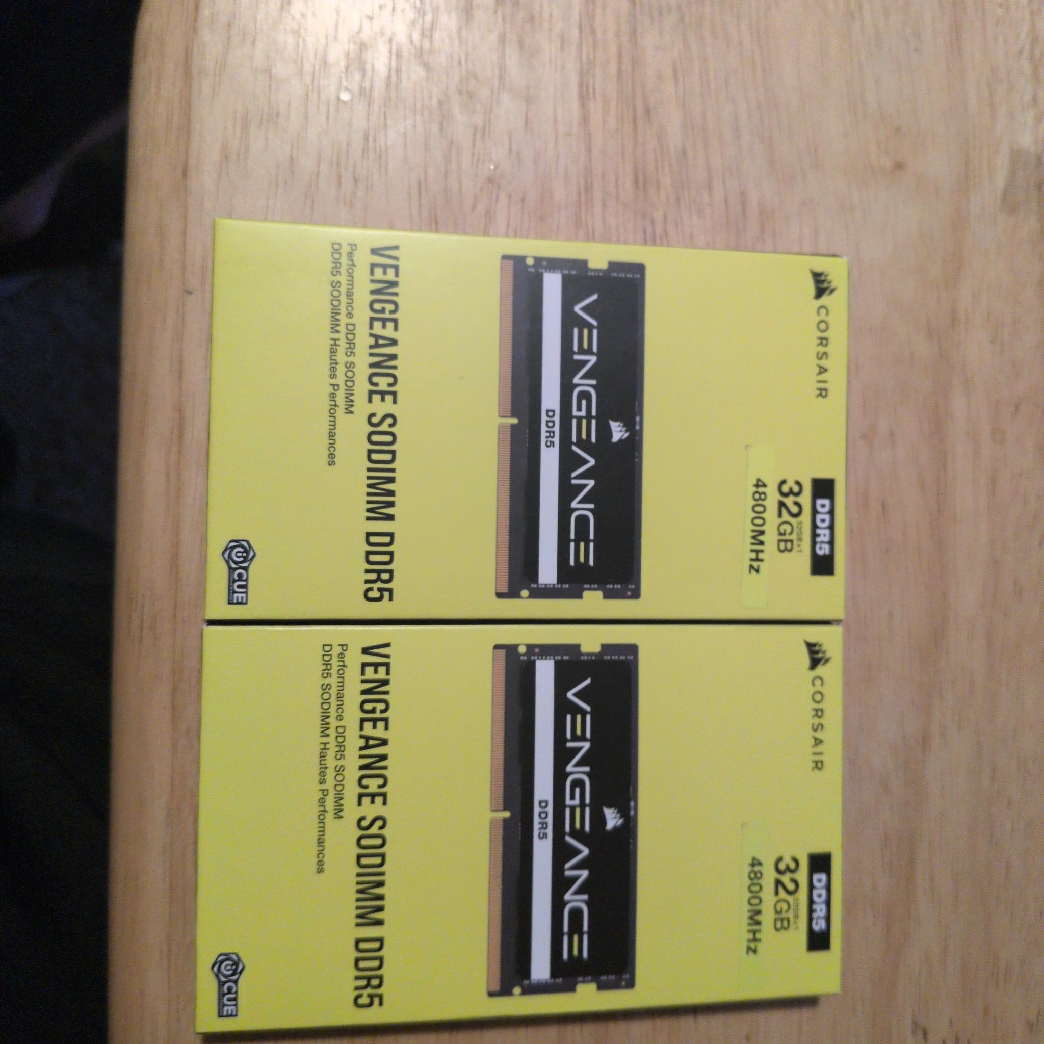 Corsair vengeance 64gb ddr5 ram