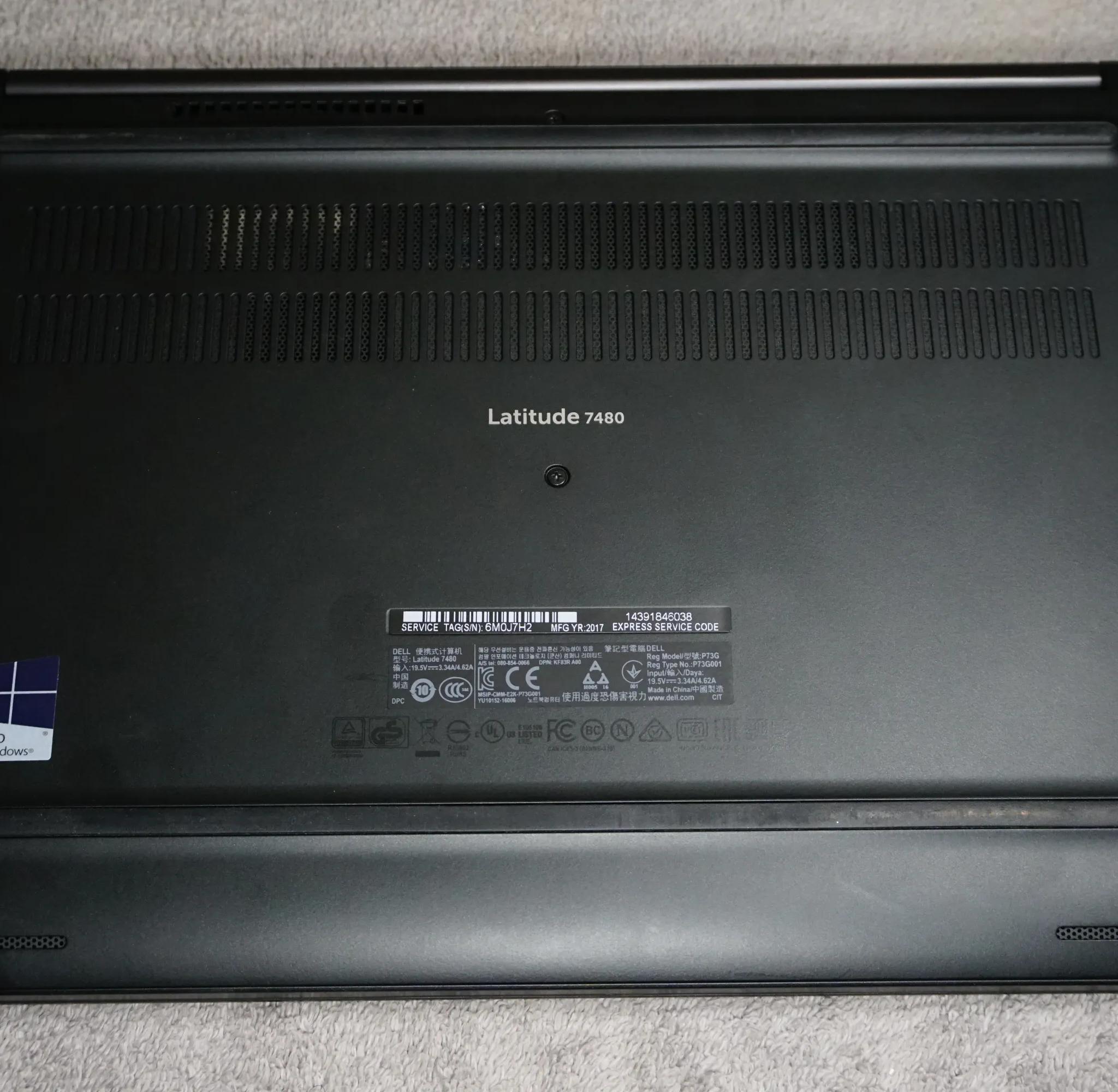 Dell Latitude 7480 Laptop | i7-7600U | 8GB RAM | 512GB SSD | Windows 11