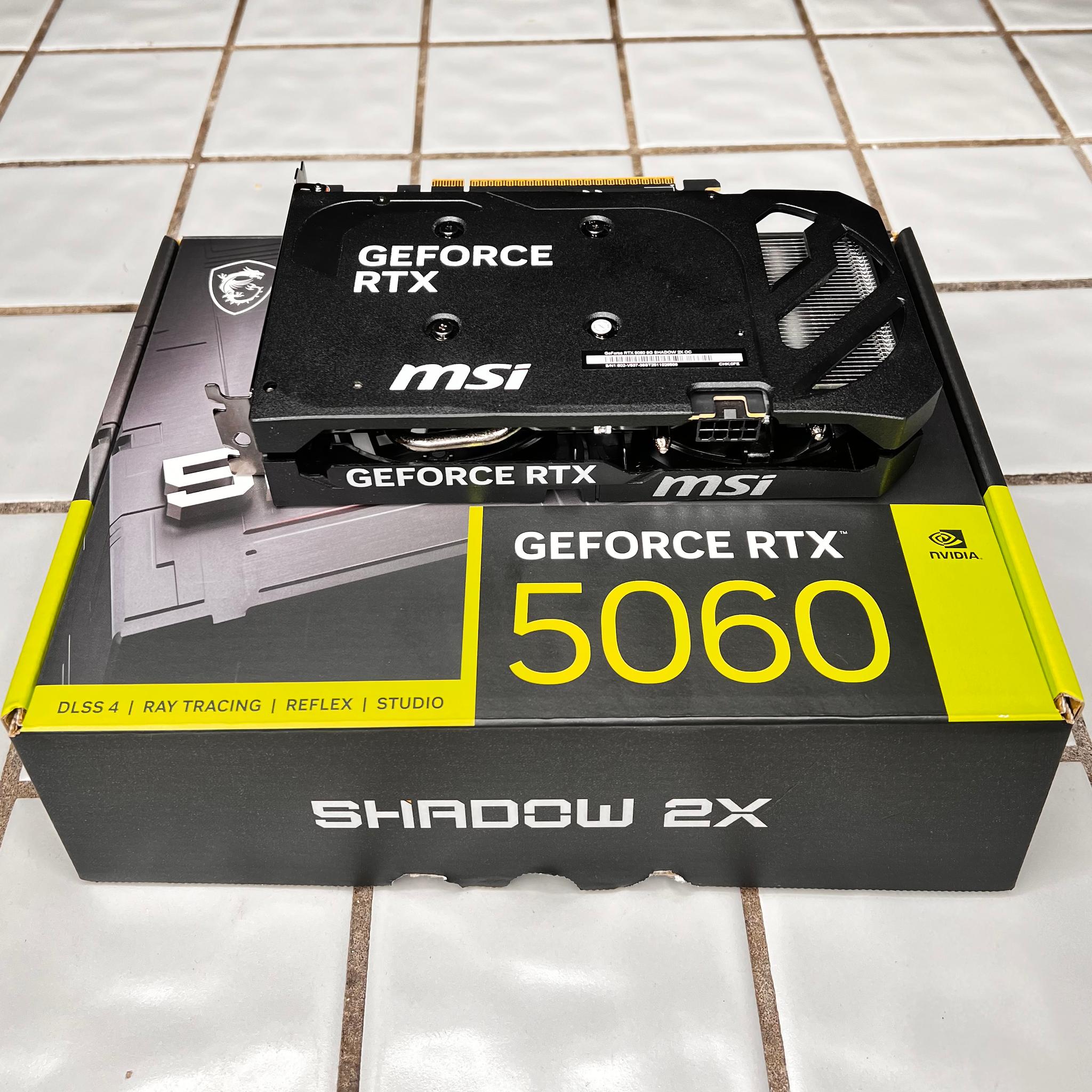 MSI RTX 5060 SHADOW 2X OC