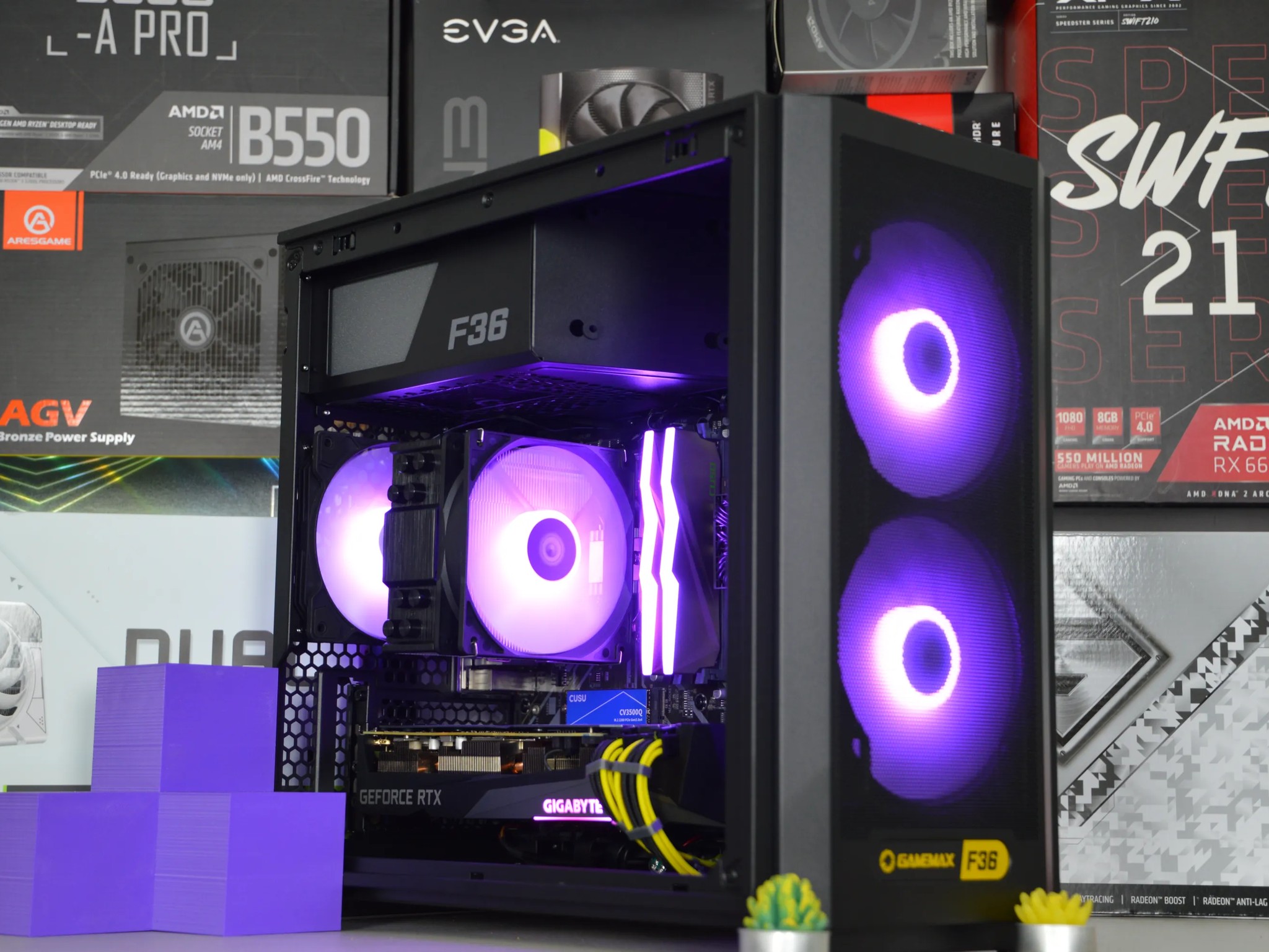 ☀️☀️| RTX 3070 8GB | RYZEN 5 5600X | 16GB DDR4 RGB RAM | 1TB NVME SSD | Solar Flare 2.0 |