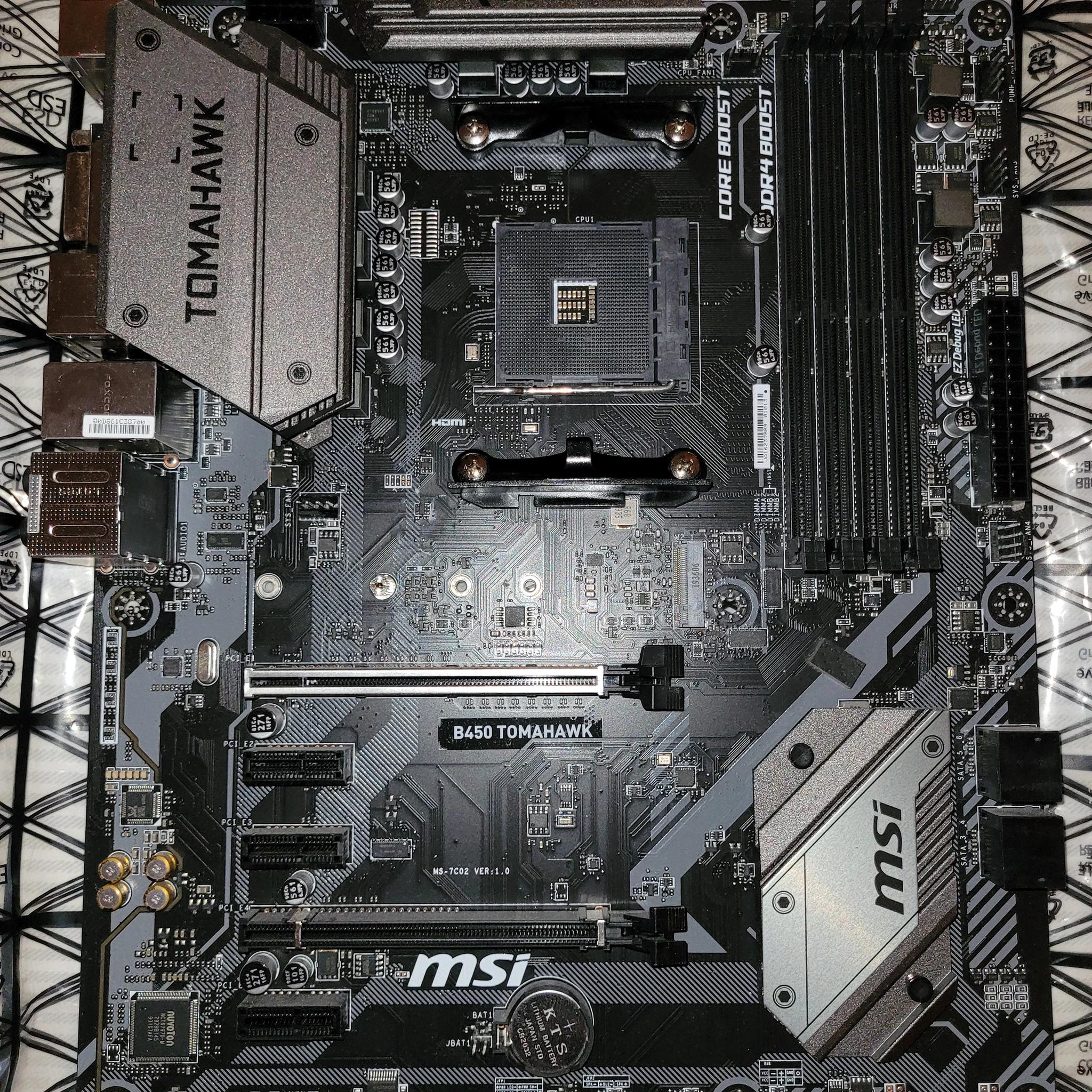 MSI B450 Tomahawk AM4 DDR4