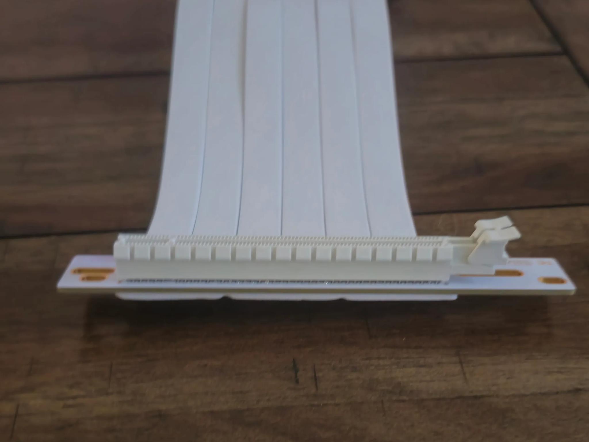 White pcie 3.0 riser cable