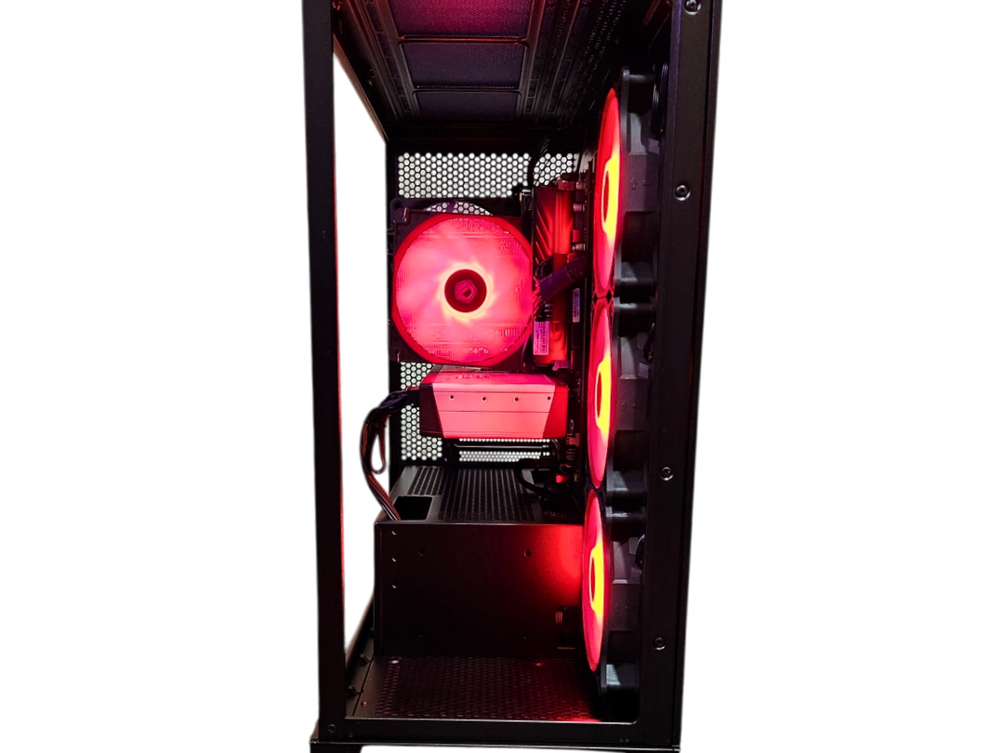 🟥 Hydra 🐍: RX 6800 16GB | Ryzen 5700x | 32GB DDR4 RAM | 1TB SSD | 5 Fans | Black RGB Gaming PC