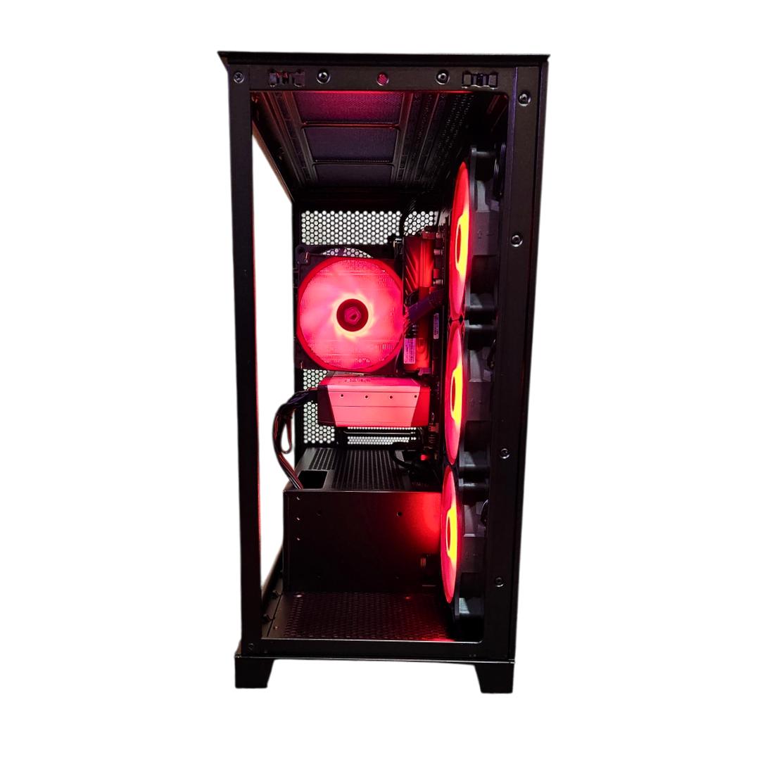🟥 Hydra 🐍: RX 6800 16GB | Ryzen 5700x | 32GB DDR4 RAM | 1TB SSD | 5 Fans | Black RGB Gaming PC