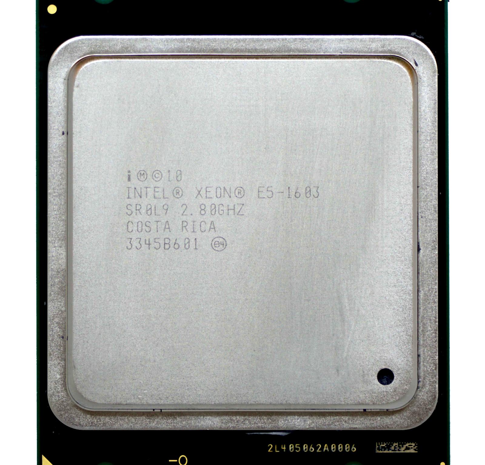 Intel Xeon E5-1603 Quad-Core Server CPU (10M Cache, 2.80GHz)