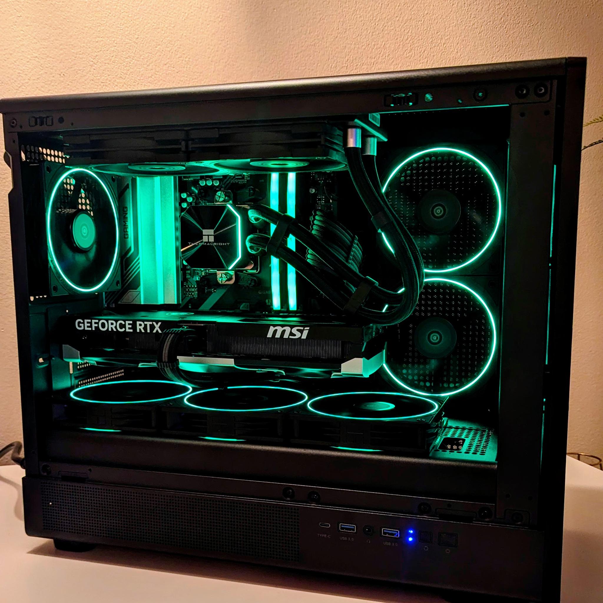 💨 Air Flow Dream PC💨  — RTX 5070 | Ryzen 9600X | 32GB DDR5 | 1TB SSD| 11 Fans !