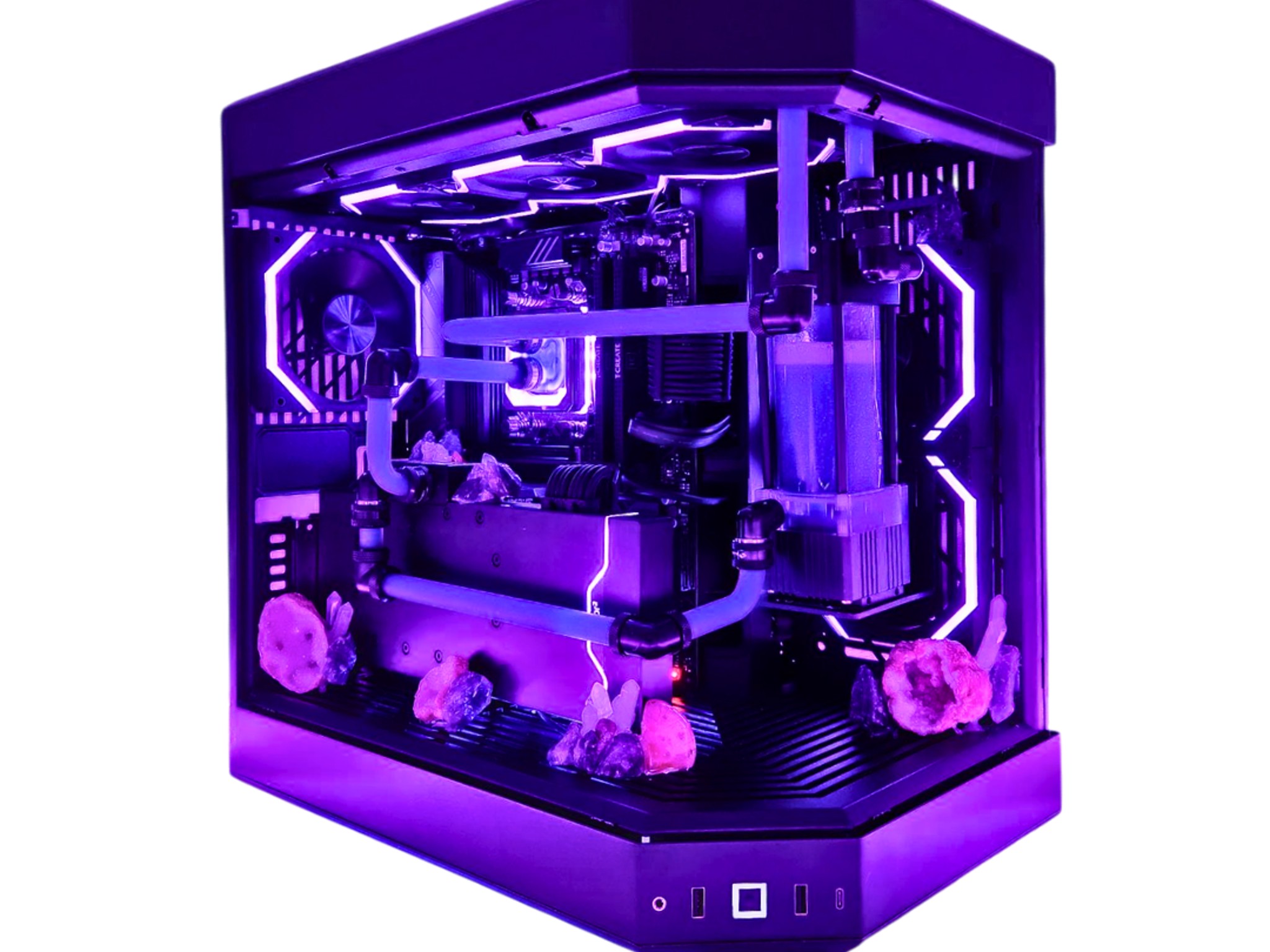 💎 Geode 🔮: RX 7900 XTX | Ryzen 9 7900X | 64GB DDR5 RAM | 2TB SSD | 8 RGB Fans | Black Gaming PC