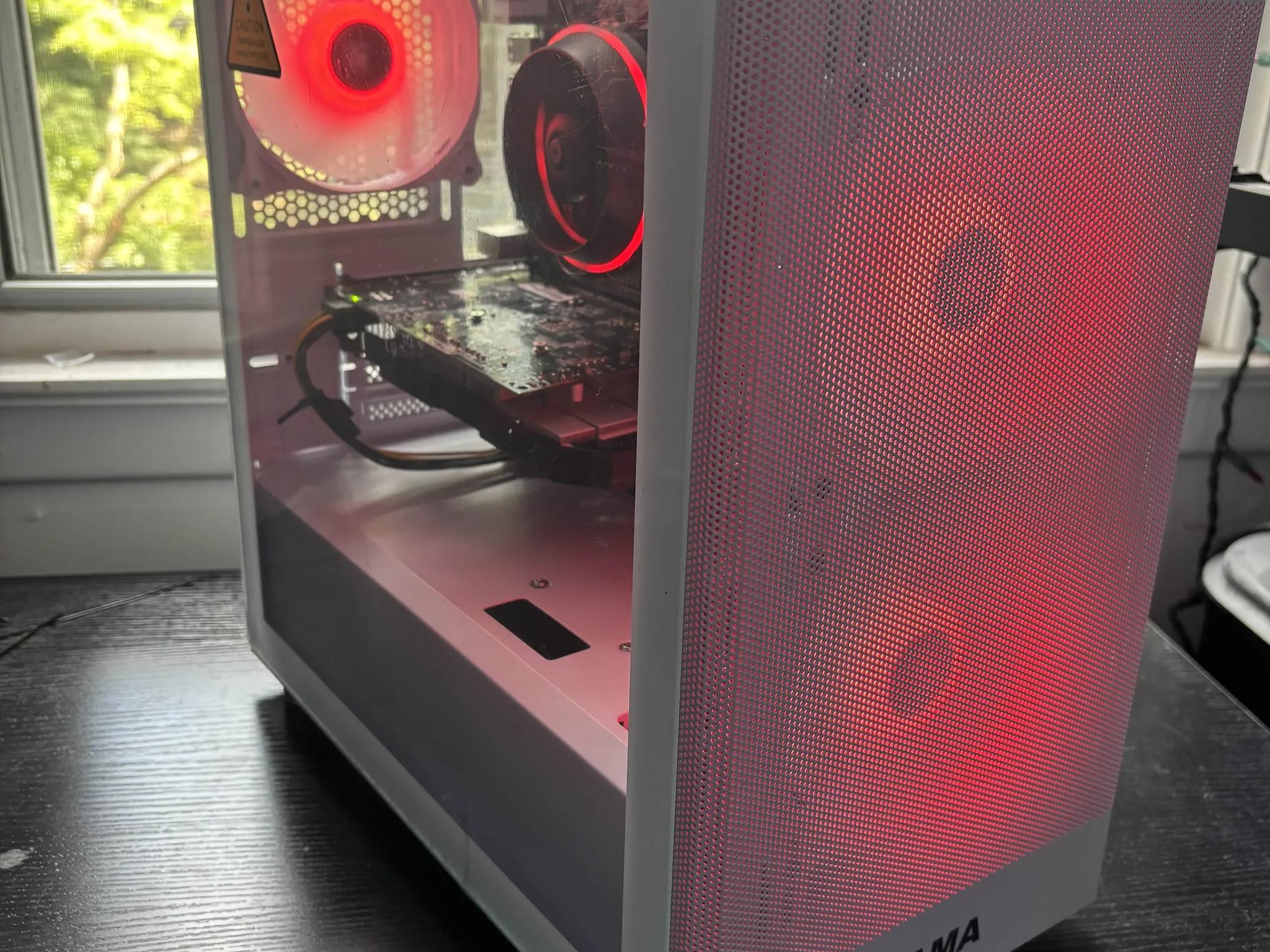 GAMING PC i5 8GB NVIDIA GTX 750 ti RGB Lighting RGB Fans Computer