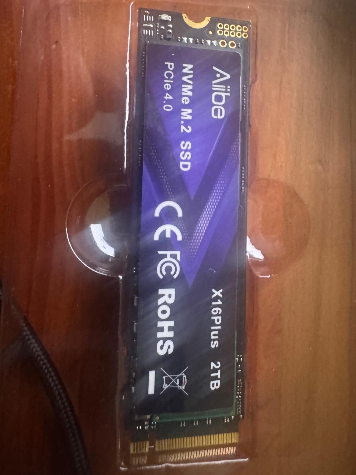 Aiibe NVMe M.2 SSD PCIe 4.0 2TB