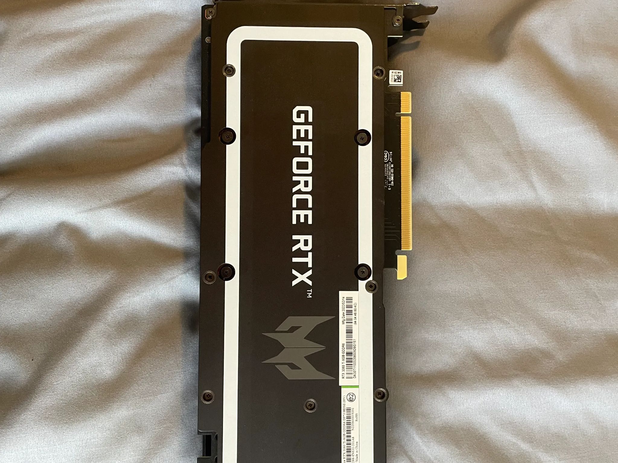 GeForce RTX 3060ti ACER Predator Prebuilt Model