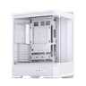 JONSBO D400 White ATX Mid Tower Case Curved Glass Dual Chamber - New (OEM)