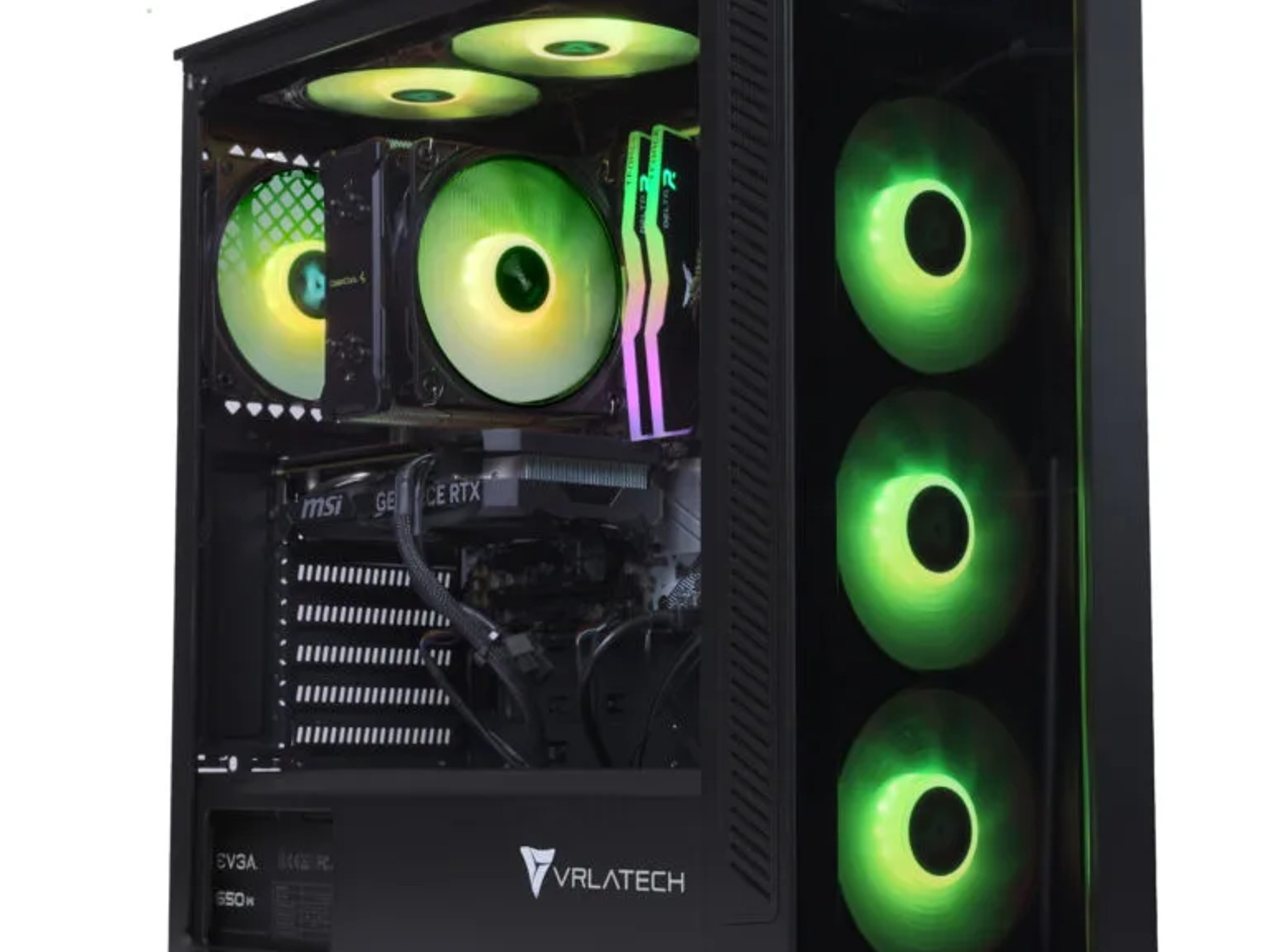 NEW VRLA Tech GeForce RTX 5060 Intel Core i5-13400F RGB 32GB 6000 DDR5 1TB NVMe 600W PSU