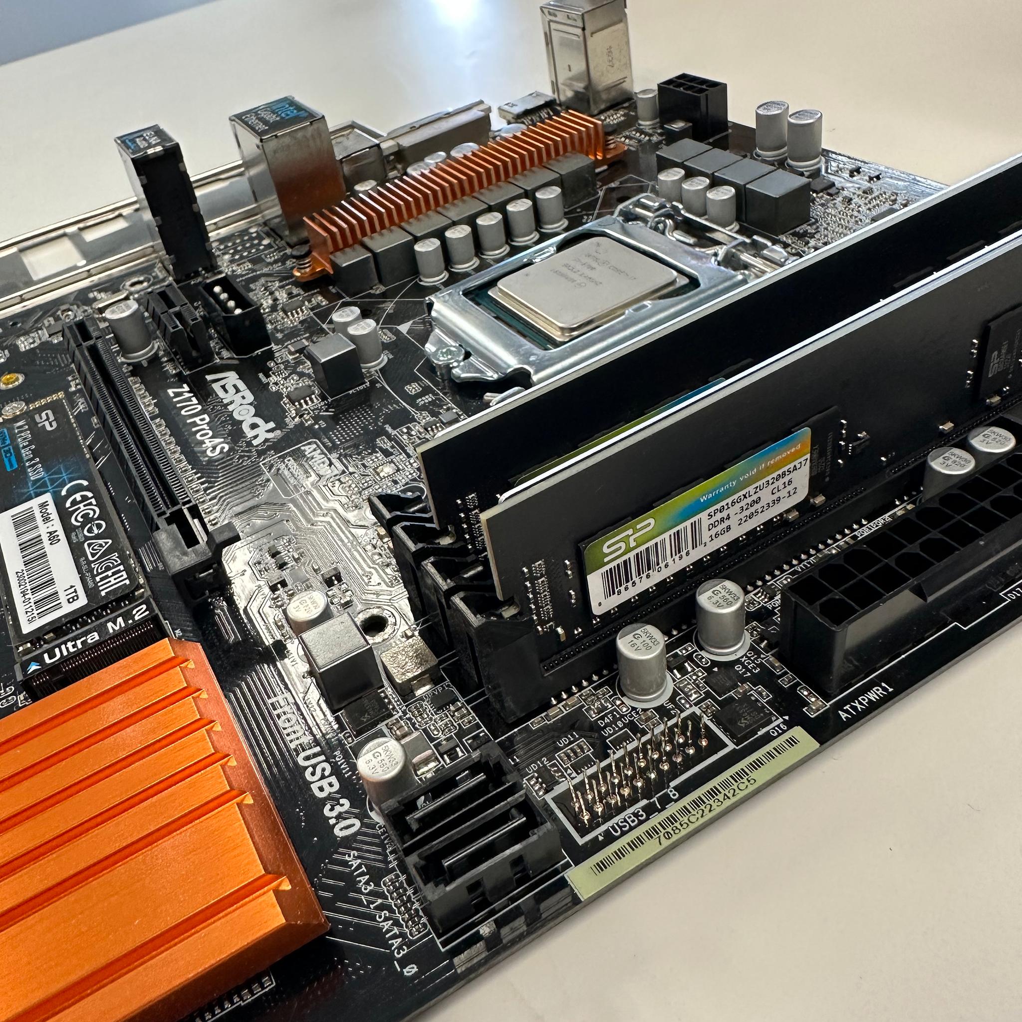 i7 6700 - Z170 - 32gb RAM - 1tb NVMe Combo