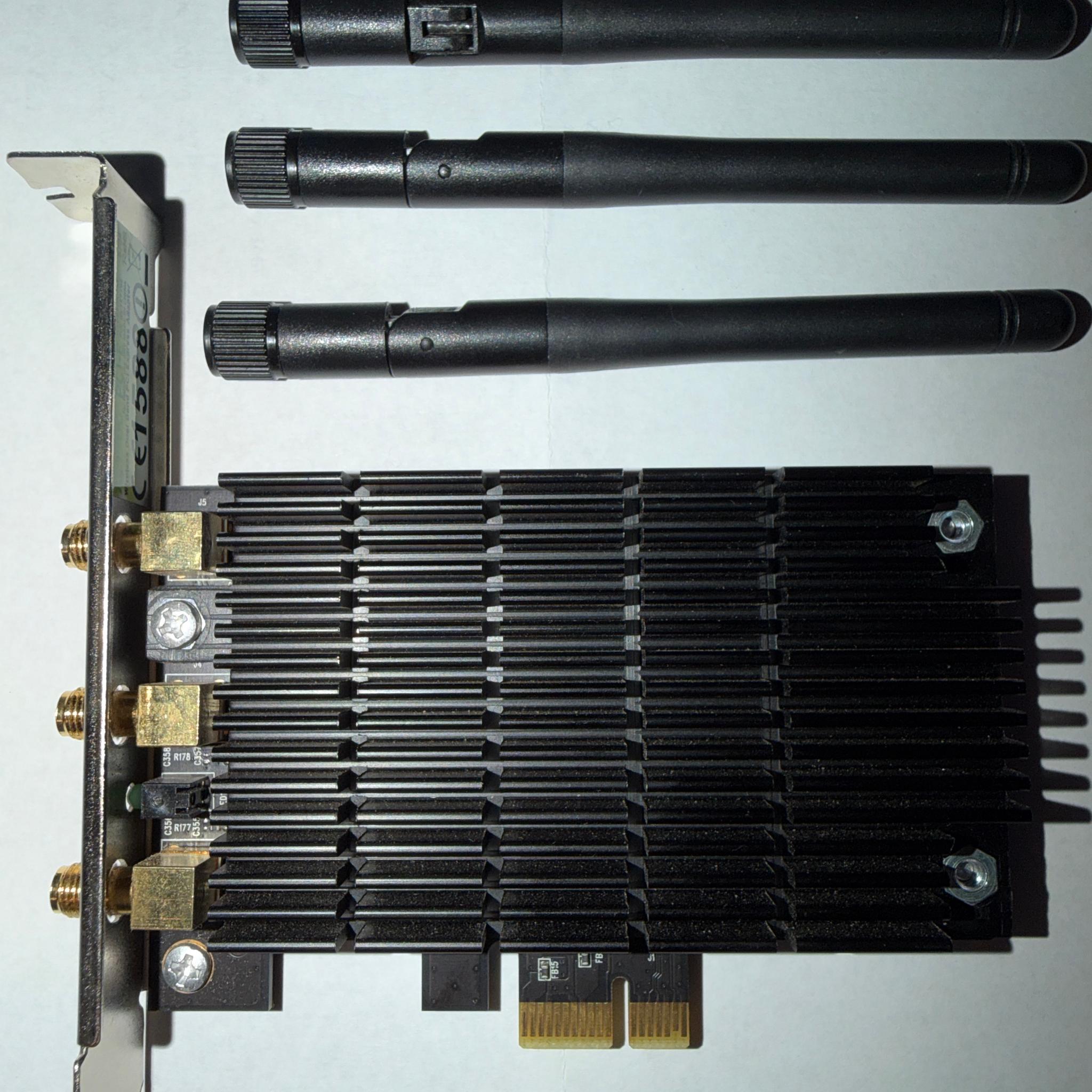 TP-Link Archer T9E AC1900 PCIe Wi-Fi Adapter w/ 3 Antennas