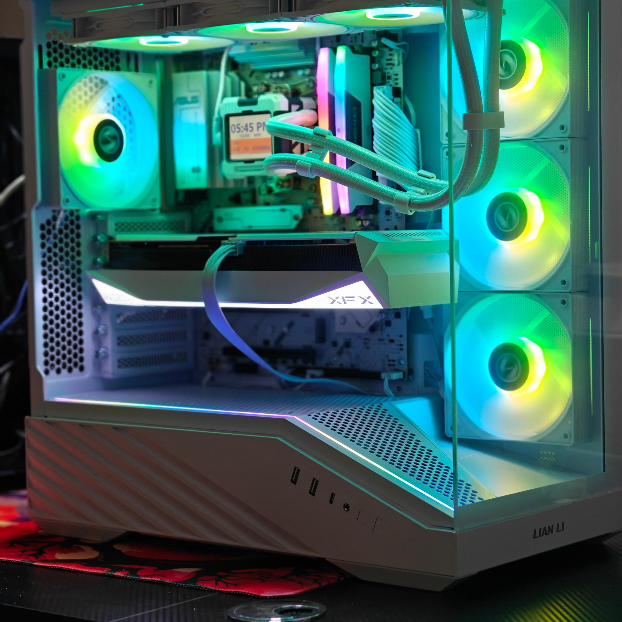 On Sale White AMD Ultimate Gaming Desktop PC