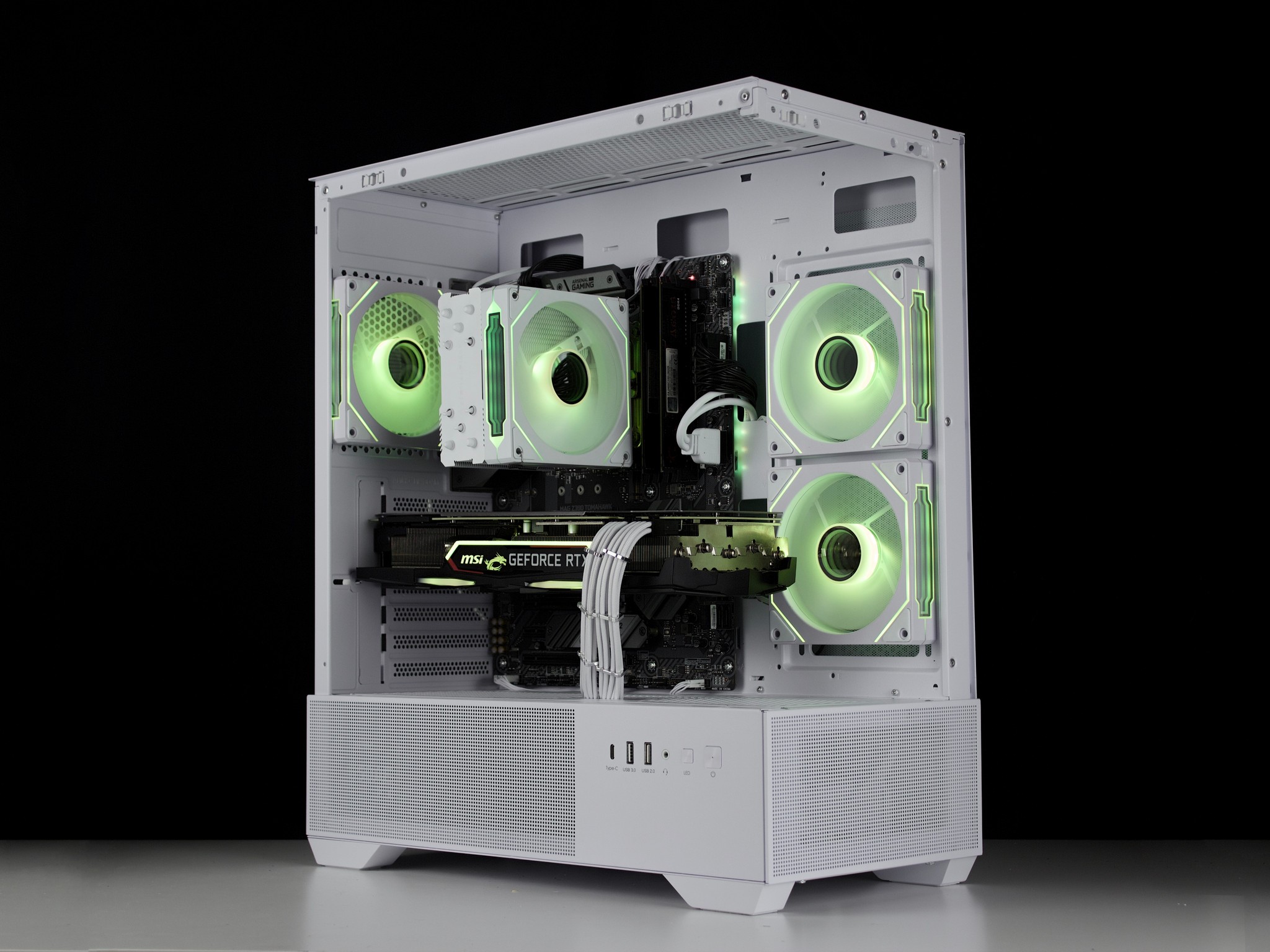 🧊❄️🧊 White Gaming PC – RTX 2080 8G, i7 9700K, 16GB RAM, 960GB SSD - WiFi, BlueTooth 🧊❄️🧊