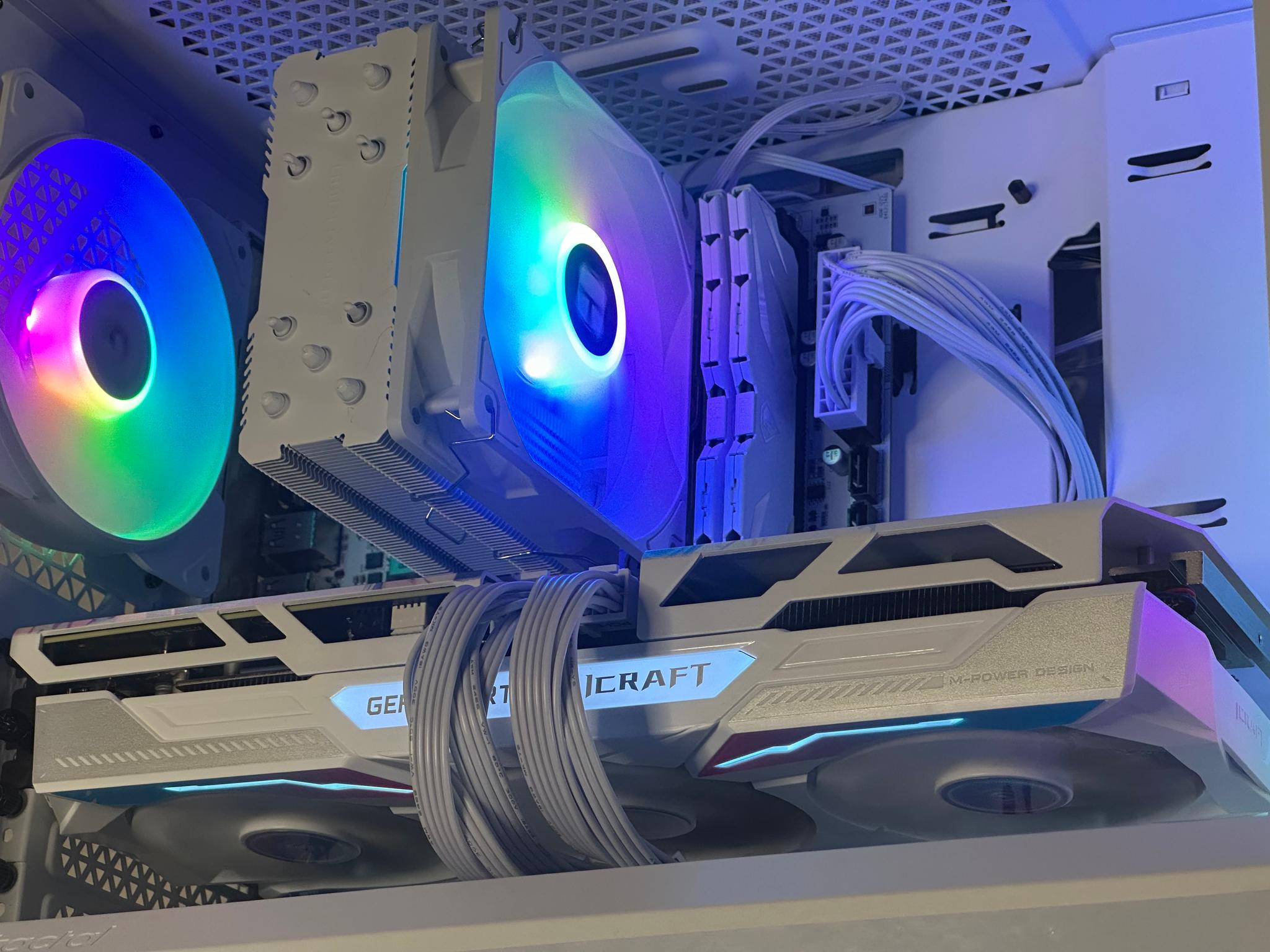 "WhiteNova" RTX 3070 TI 8GB, RYZEN 5, 32GB DDR4 RAM, WIN 11, WIFI, Gaming PC