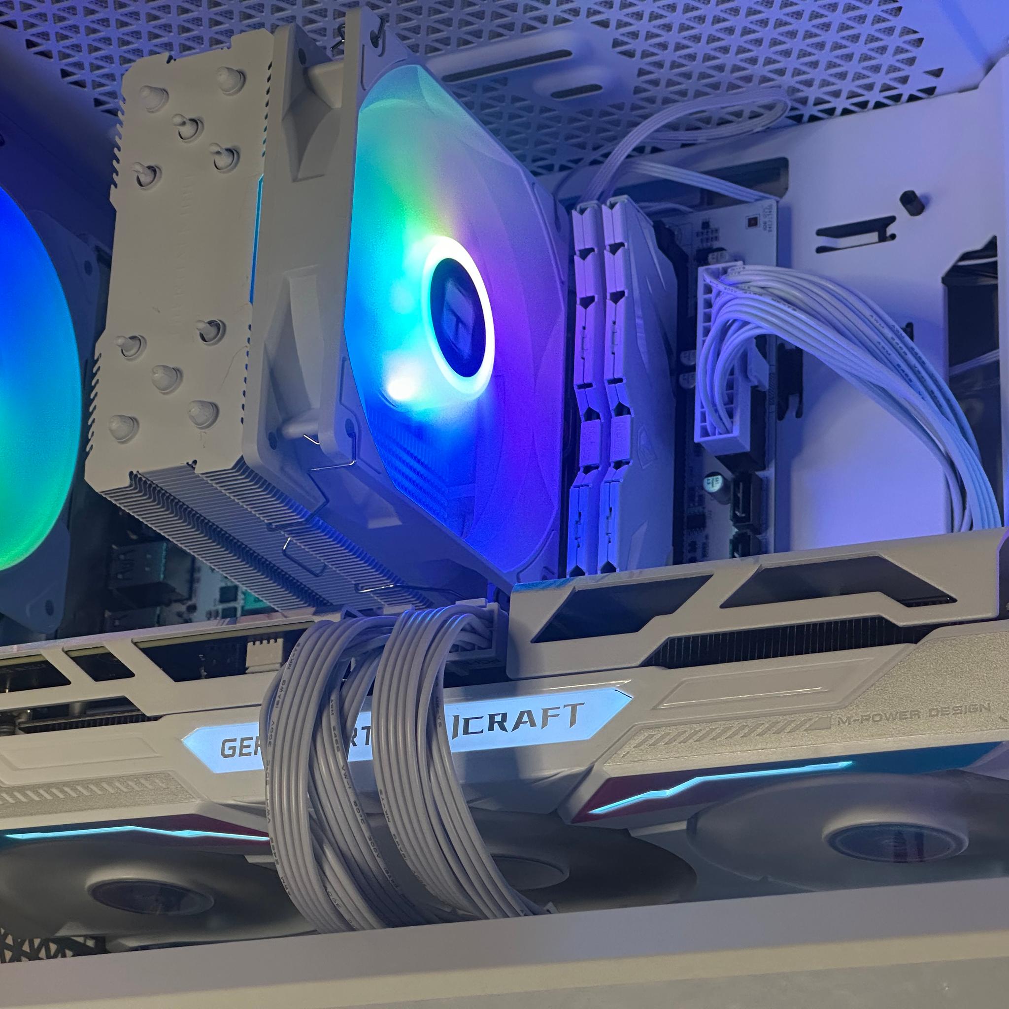 "WhiteNova" RTX 3070 TI 8GB, RYZEN 5, 32GB DDR4 RAM, WIN 11, WIFI, Gaming PC