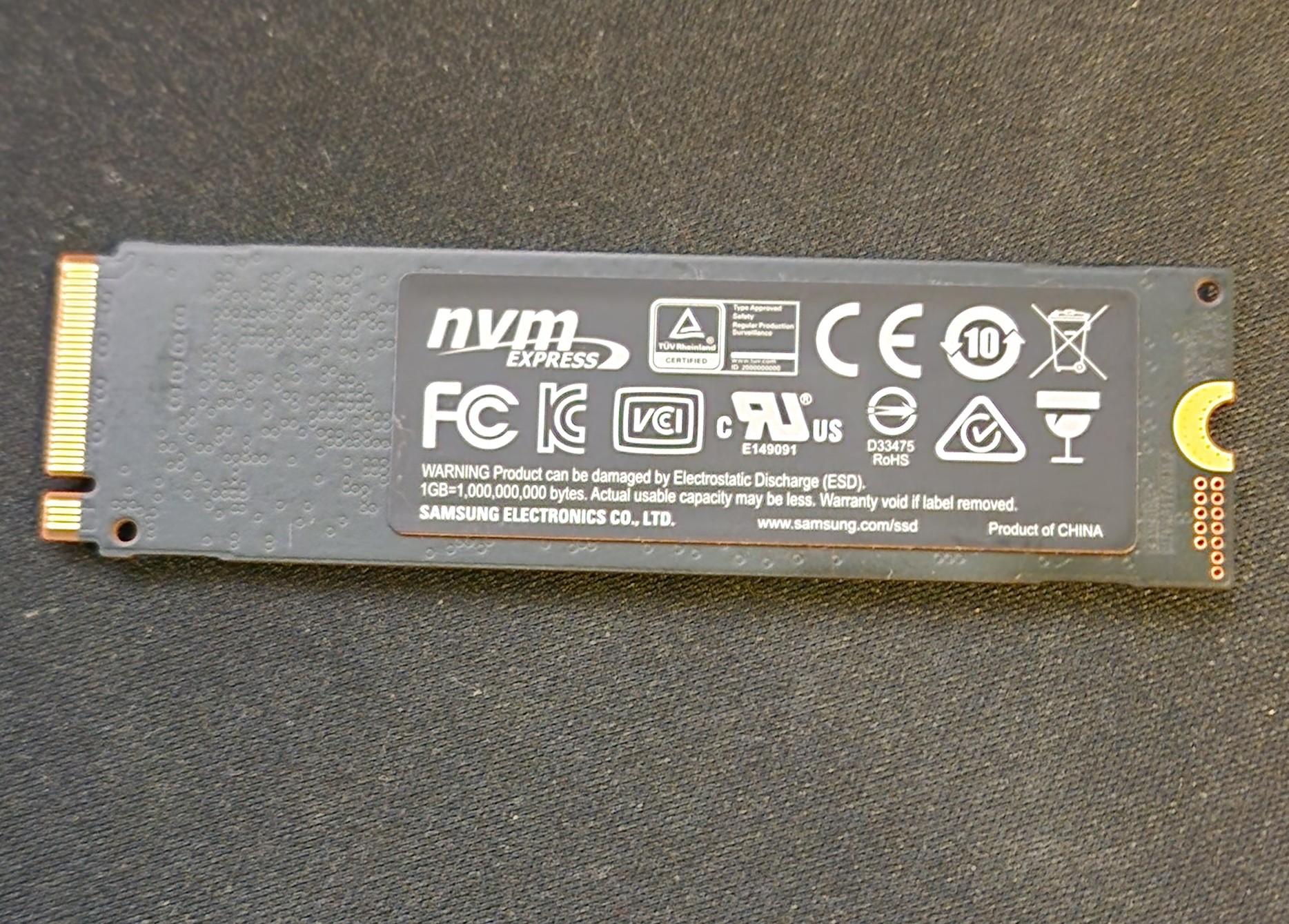 SAMSUNG 970 EVO SSD 1TB - M.2 NVMe
