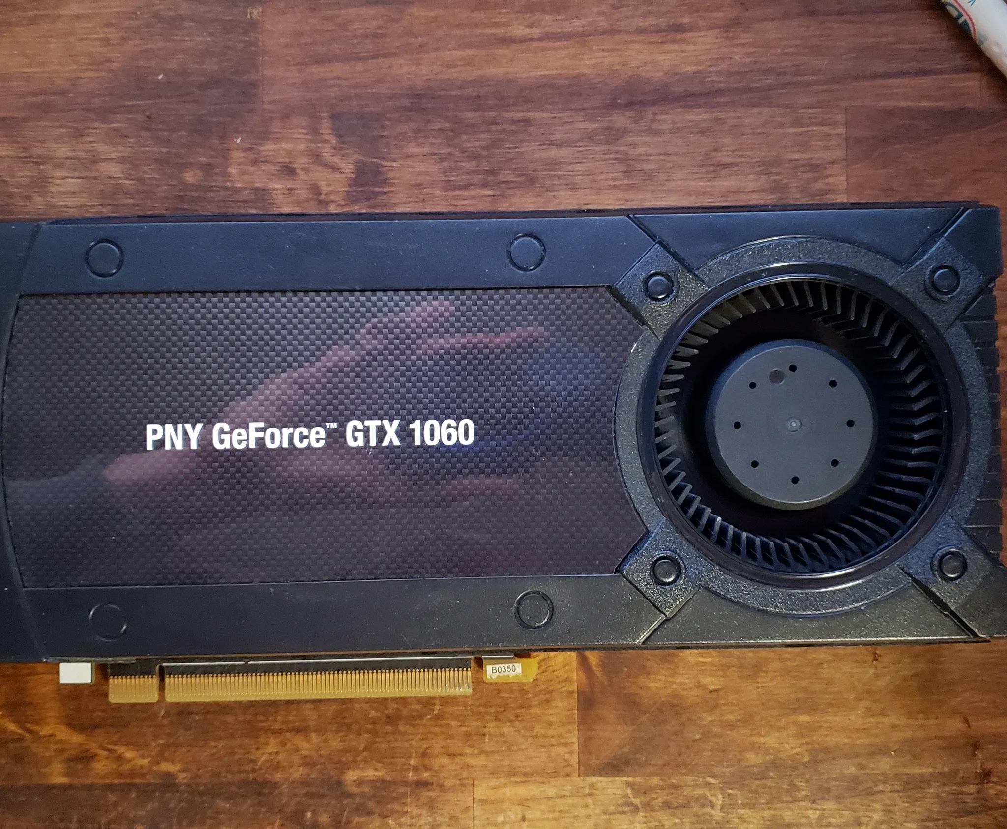 PNY GTX 1060 6gb