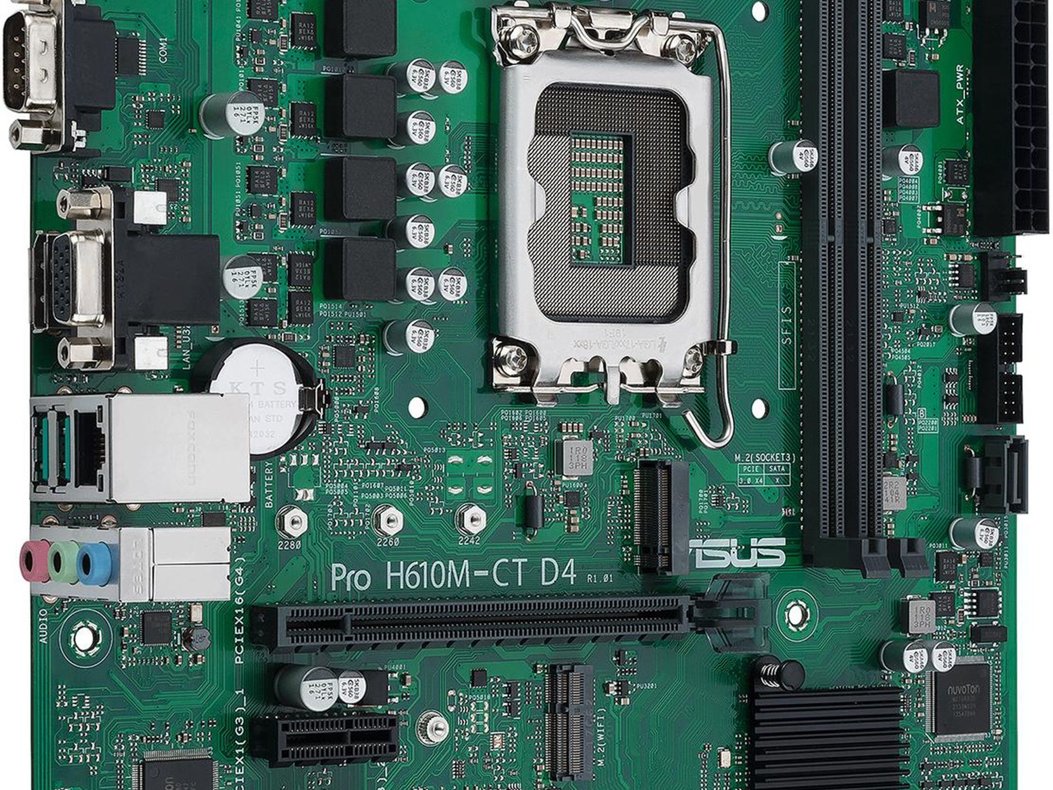 ASUS PRO H610M-CT D4 Intel H610 LGA 1700 microATX DDR4 Desktop Motherboard