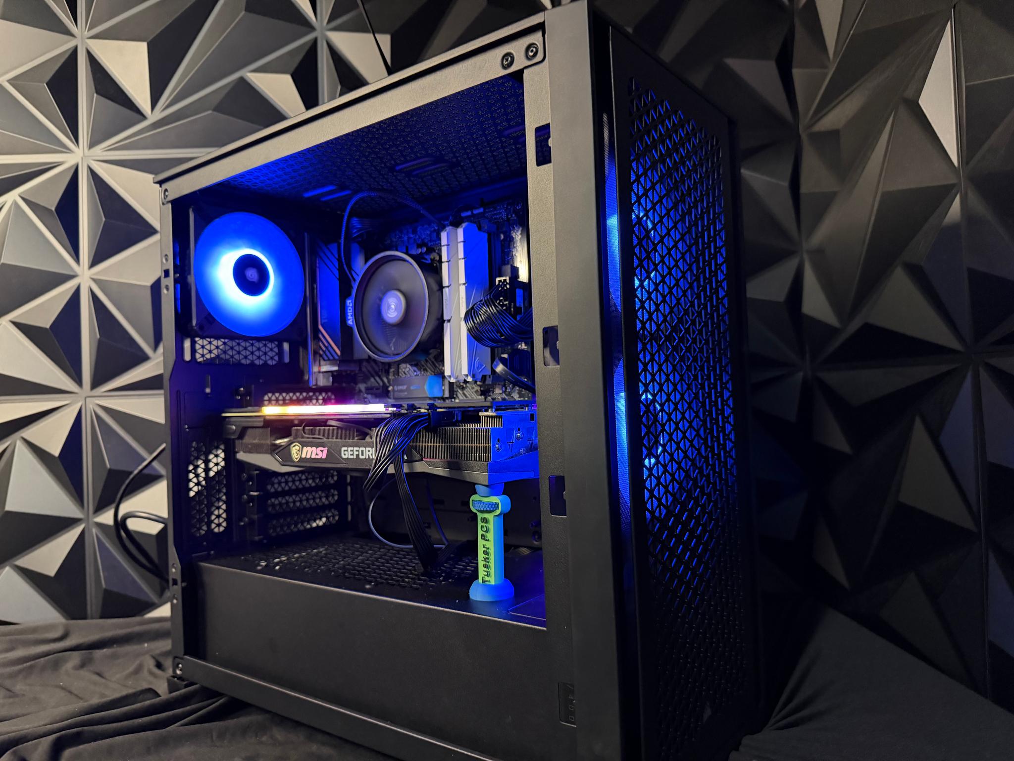 ⚡🖤 The Dark & Stormy 🌩️💨 Ryzen 5 5500| RTX 3070| 32 GB DDR4| 1 TB NVMe