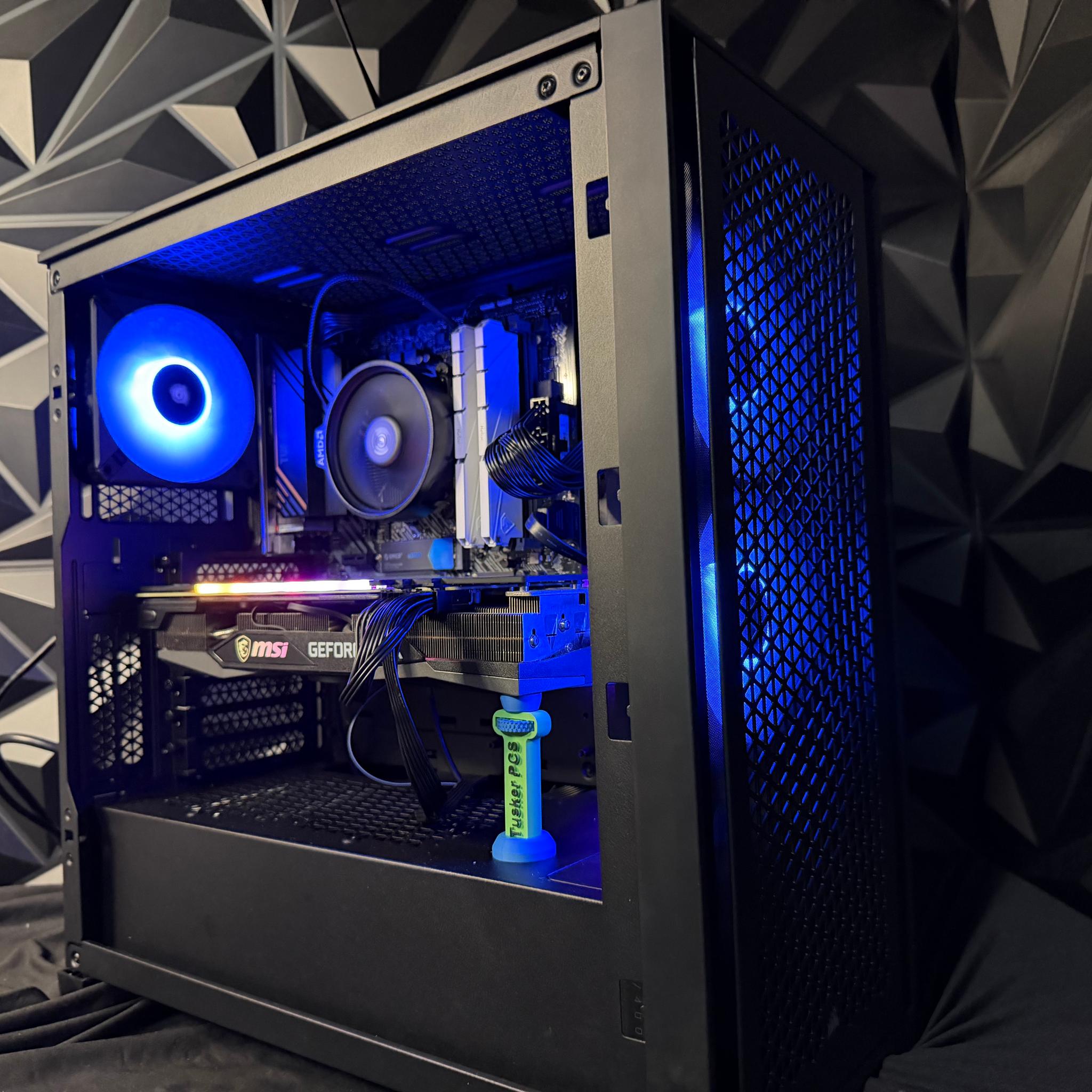 ⚡🖤 The Dark & Stormy 🌩️💨 Ryzen 5 5500| RTX 3070| 32 GB DDR4| 1 TB NVMe