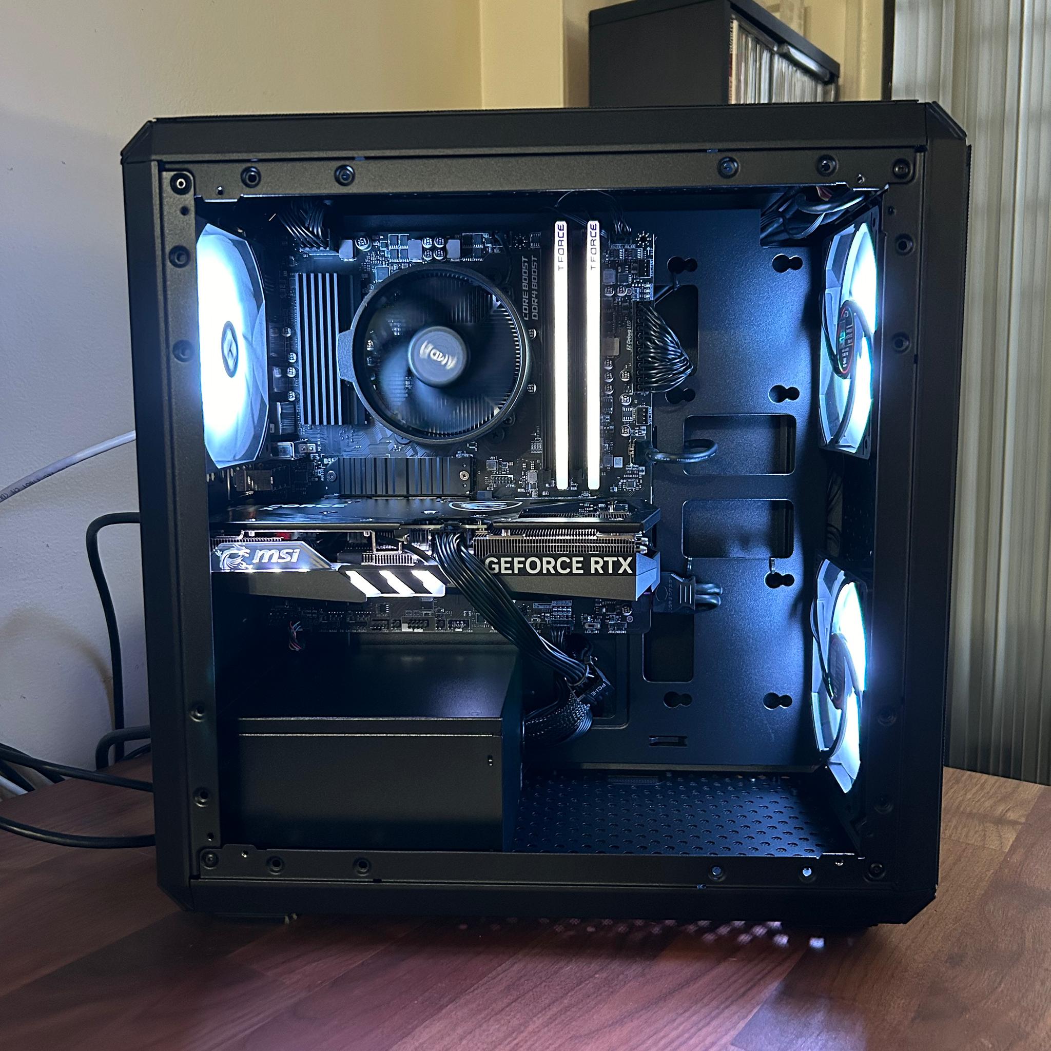 **Weekend Sale** RTX 4060ti | Ryzen 5 5600x | WIFI | The Dark Trooper Elite